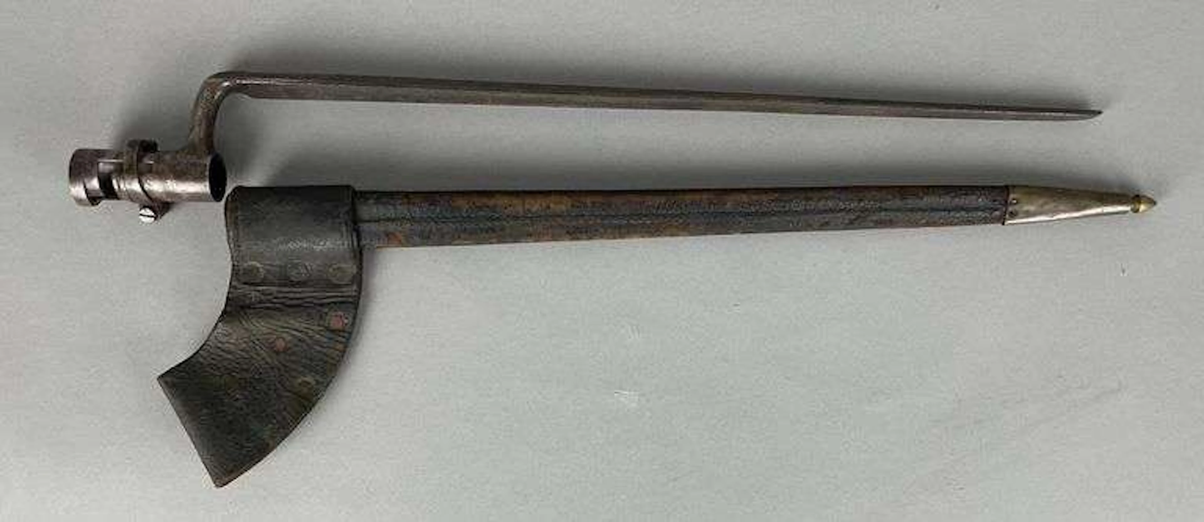 Civil War Springfield Bayonet with Scabbard