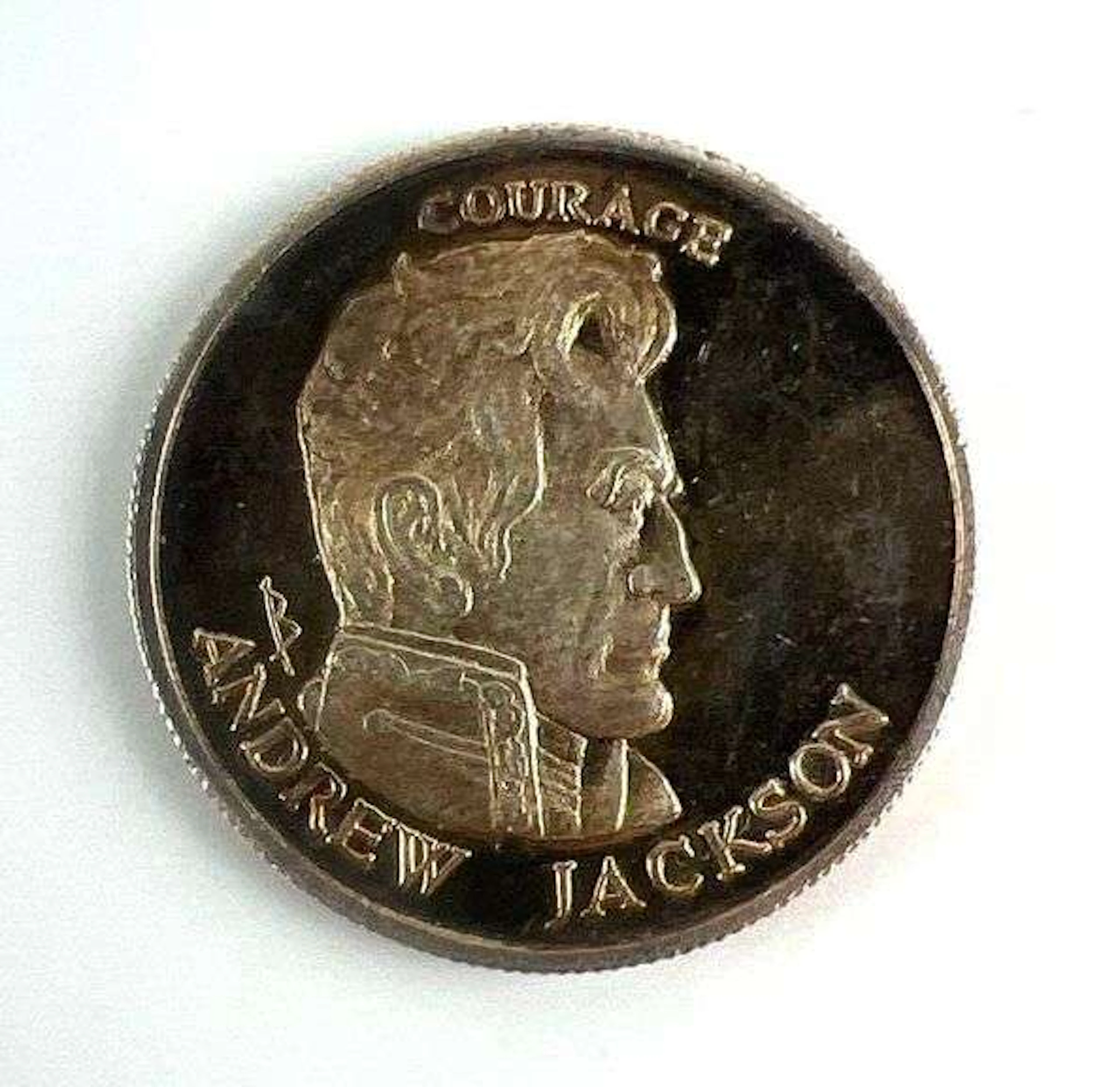 1985 Andrew Jackson 240 Grains .999 Silver Round