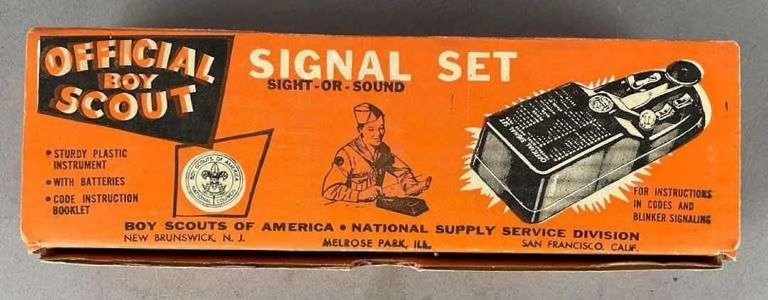 Vintage Official Boy Scout Signal Set