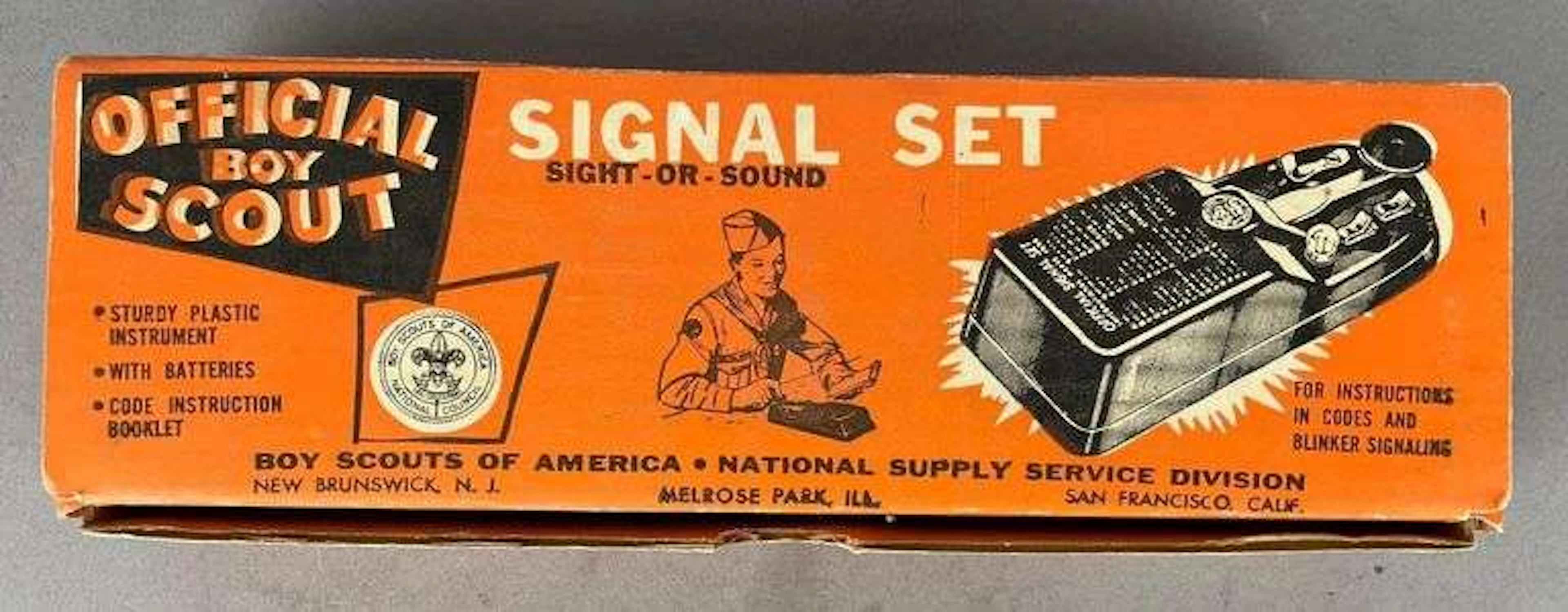 Vintage Official Boy Scout Signal Set