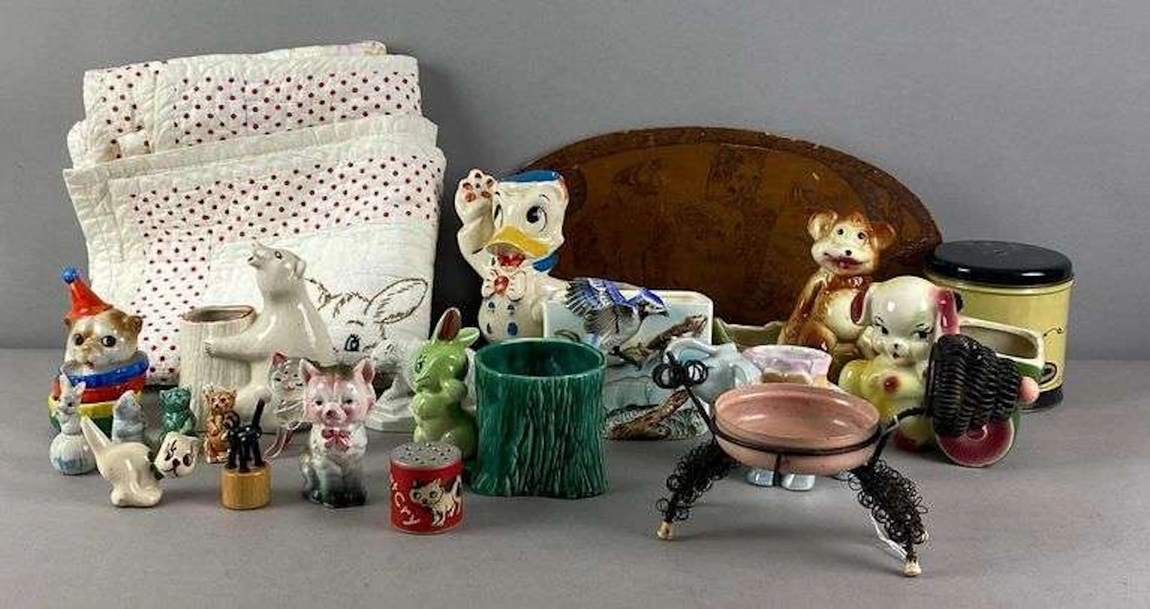 Group of Porcelain Figurines and More