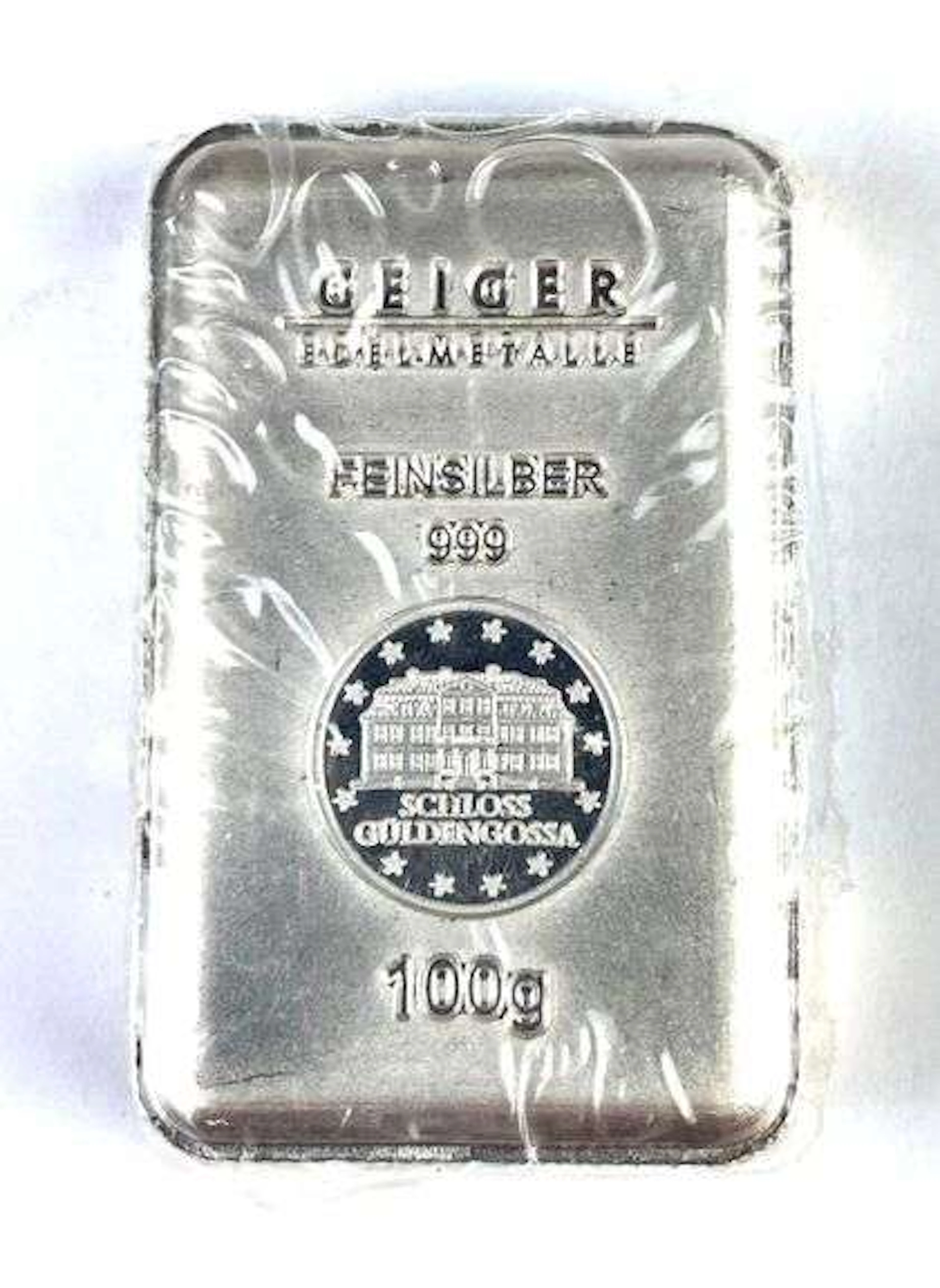 Geiger Edelmetalle 3.23 oz .999 Fine Silver Ingot/Bar