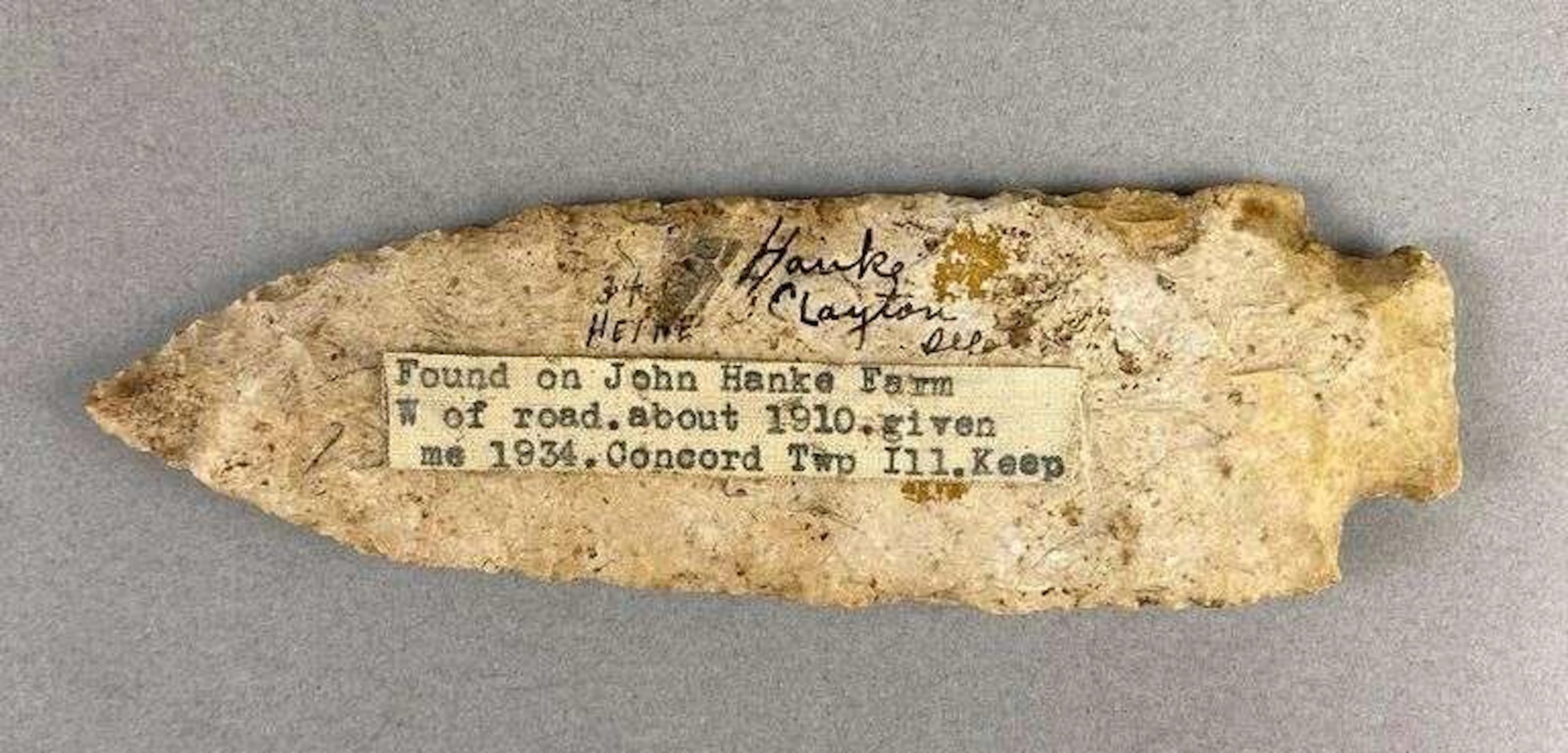 6 Inch Knife Hanke Clayton Concord Township IL Heike Collection