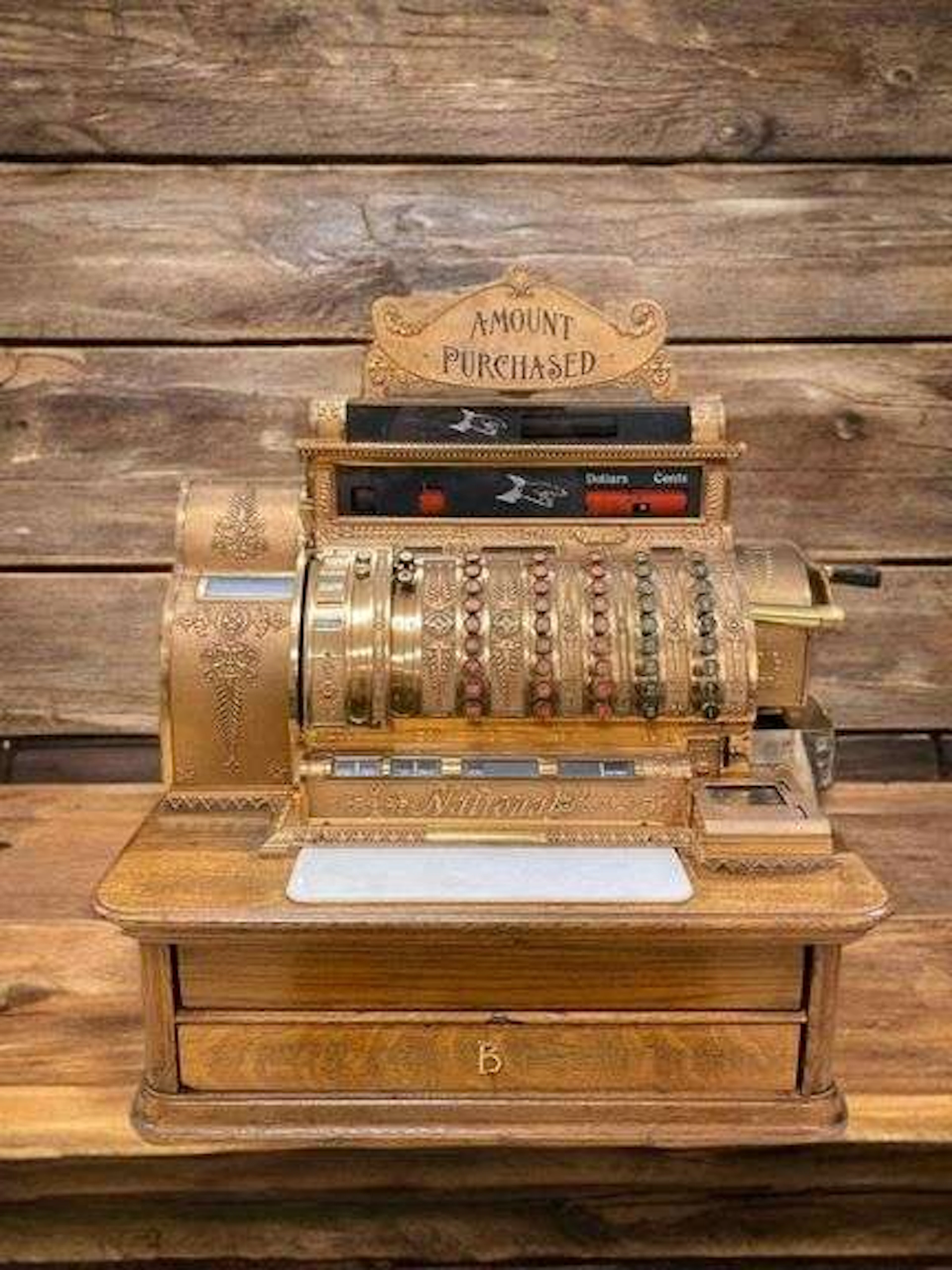 Antique National Cash Register Machine