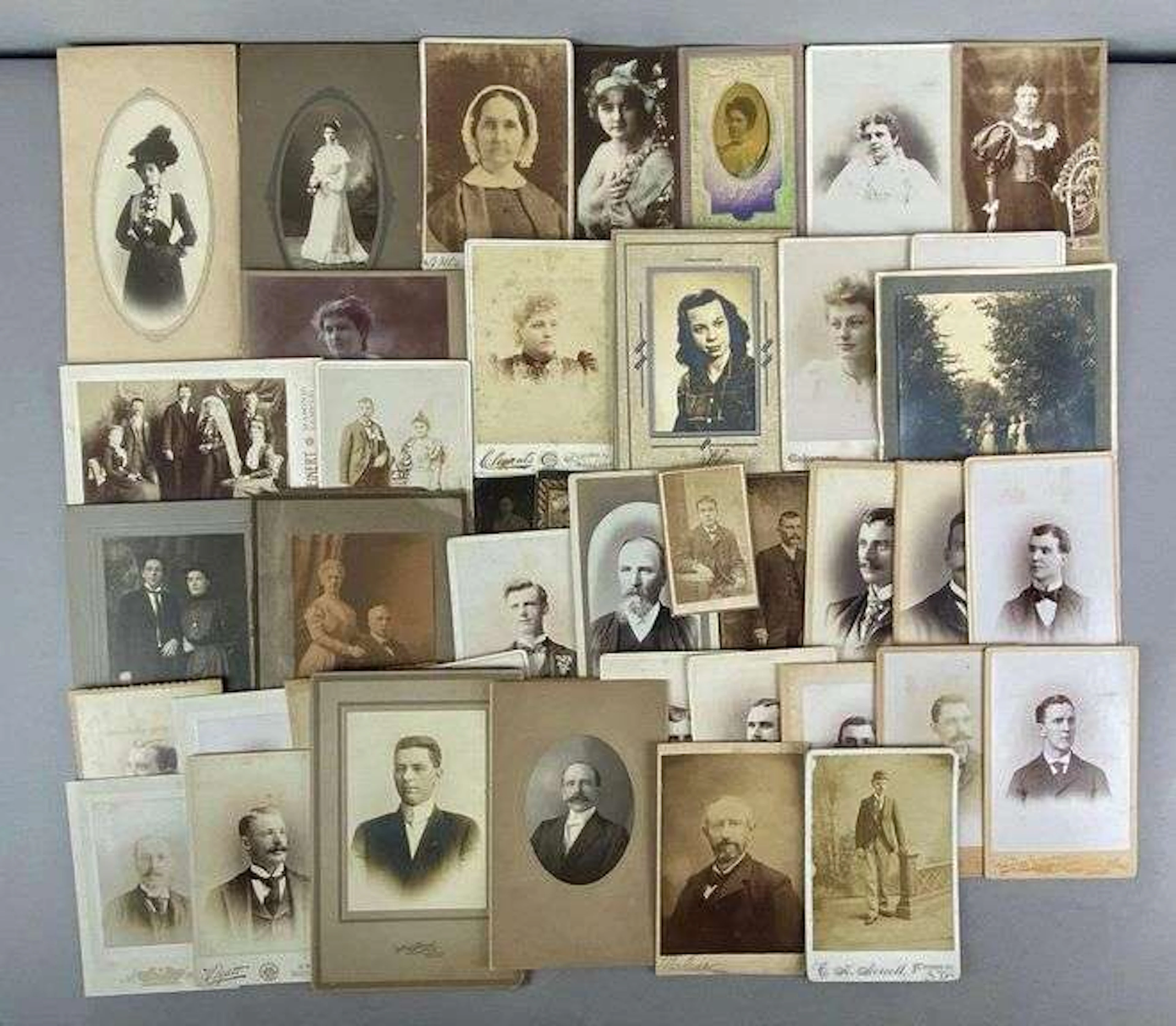 Group of Antique Cabinet Cards