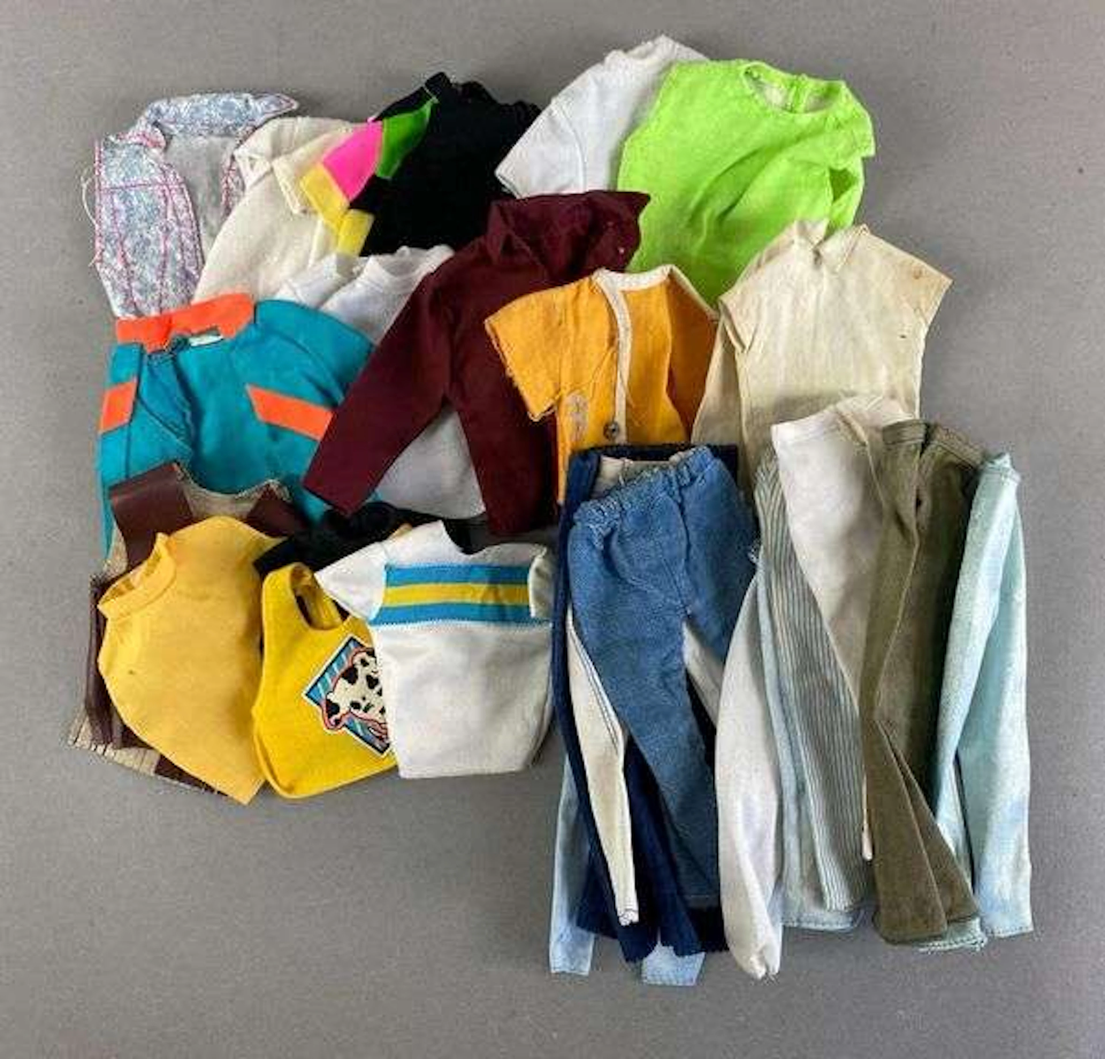 Group of Mattel Barbie Fashion Doll Clothes