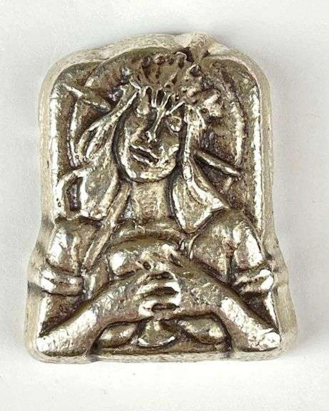 MK Barz Hand Poured Woman with Chalice 2.50 oz 999 Fine Silver Ingot/ Bar