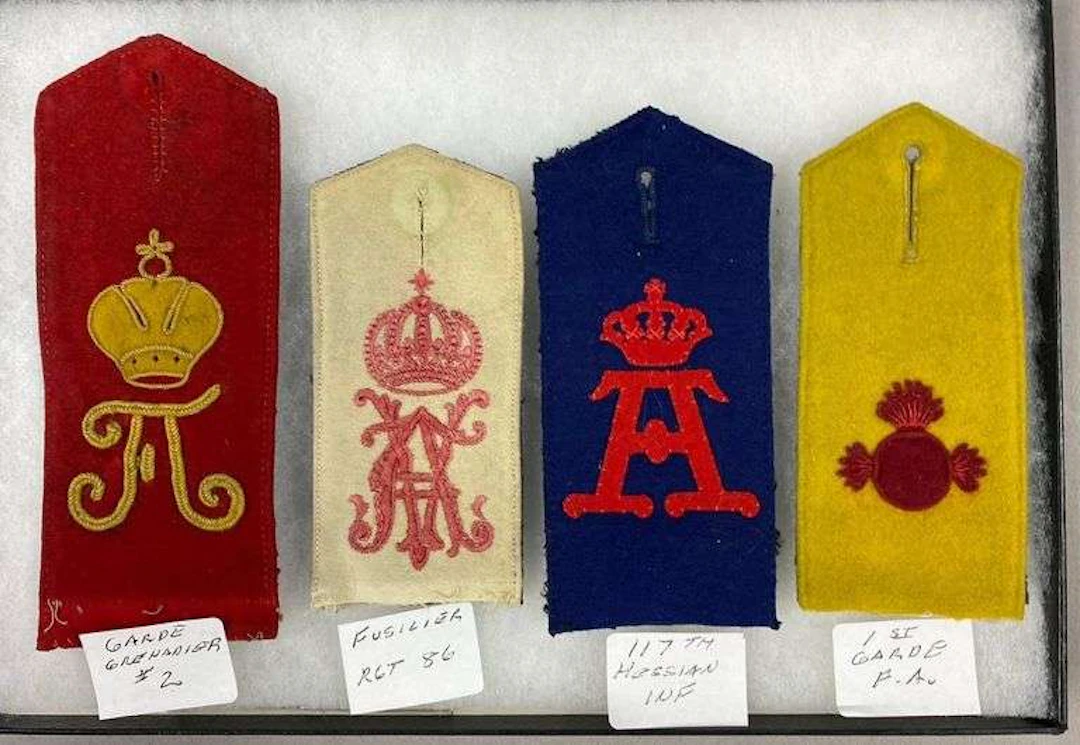 Group of 4 Imperial German Shoulder Straps