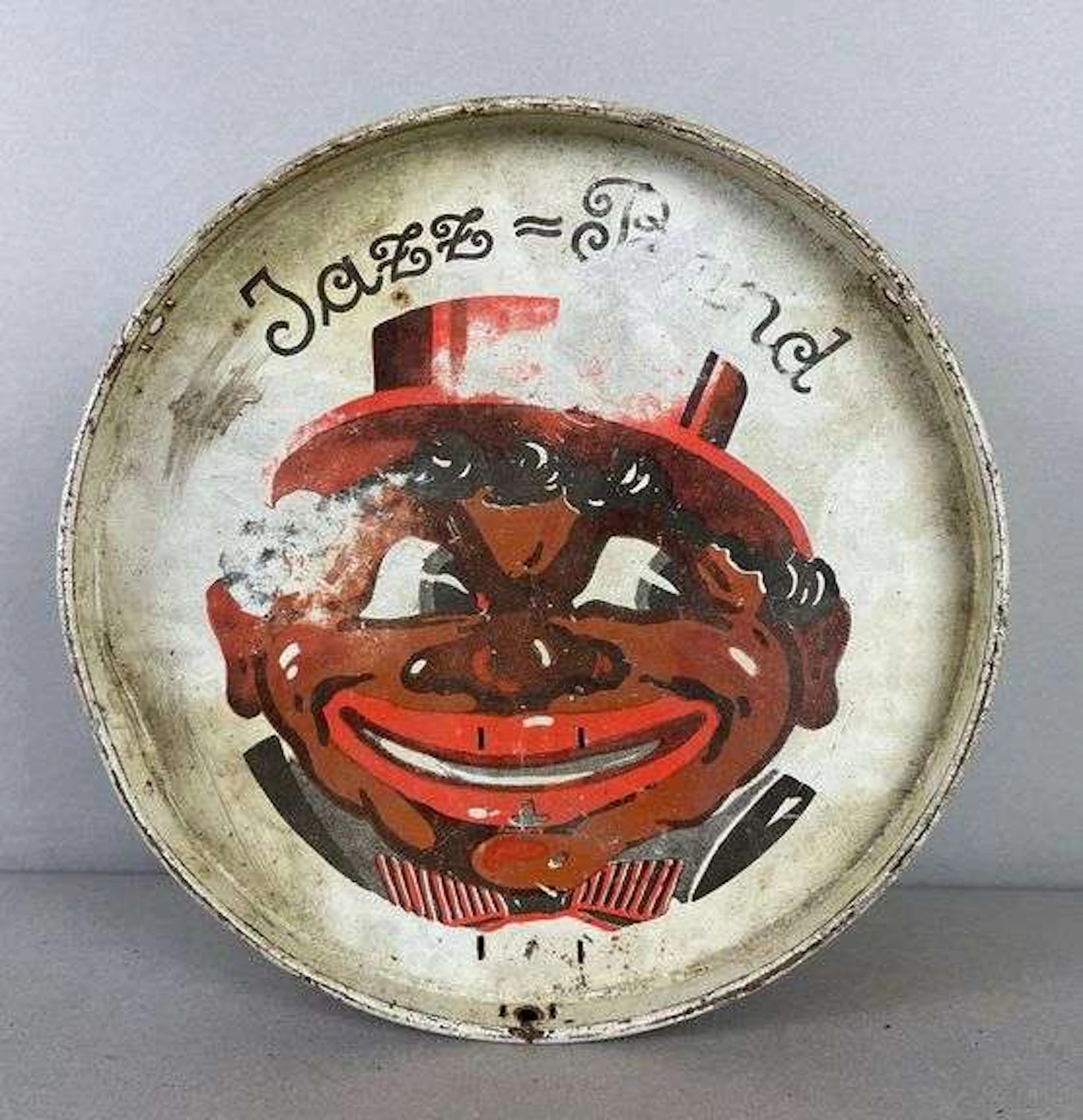 Vintage Jazz Band Metal Toy Drum