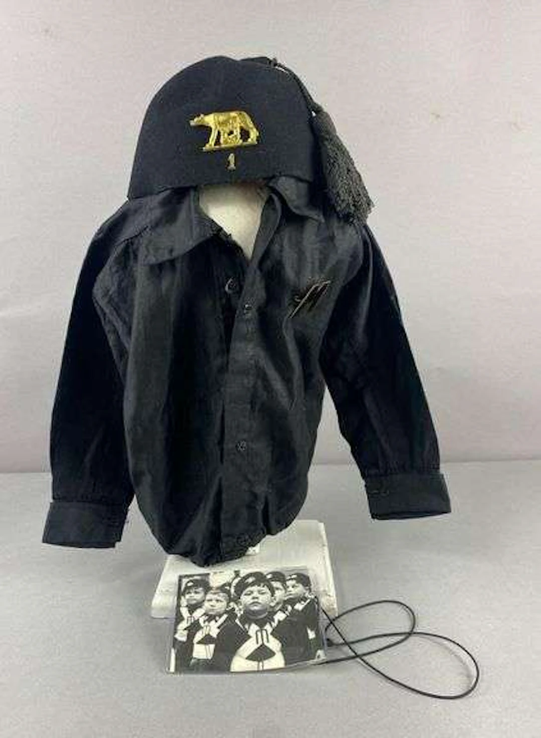 WW2 Italian Fascist Balilla Baby Shirt and Fez