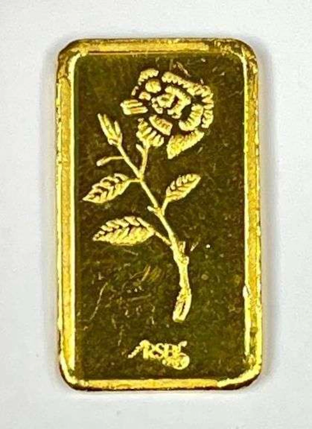 RSBI Coins Rose 5 Grams 999 Fine Gold Ingot/ Bar