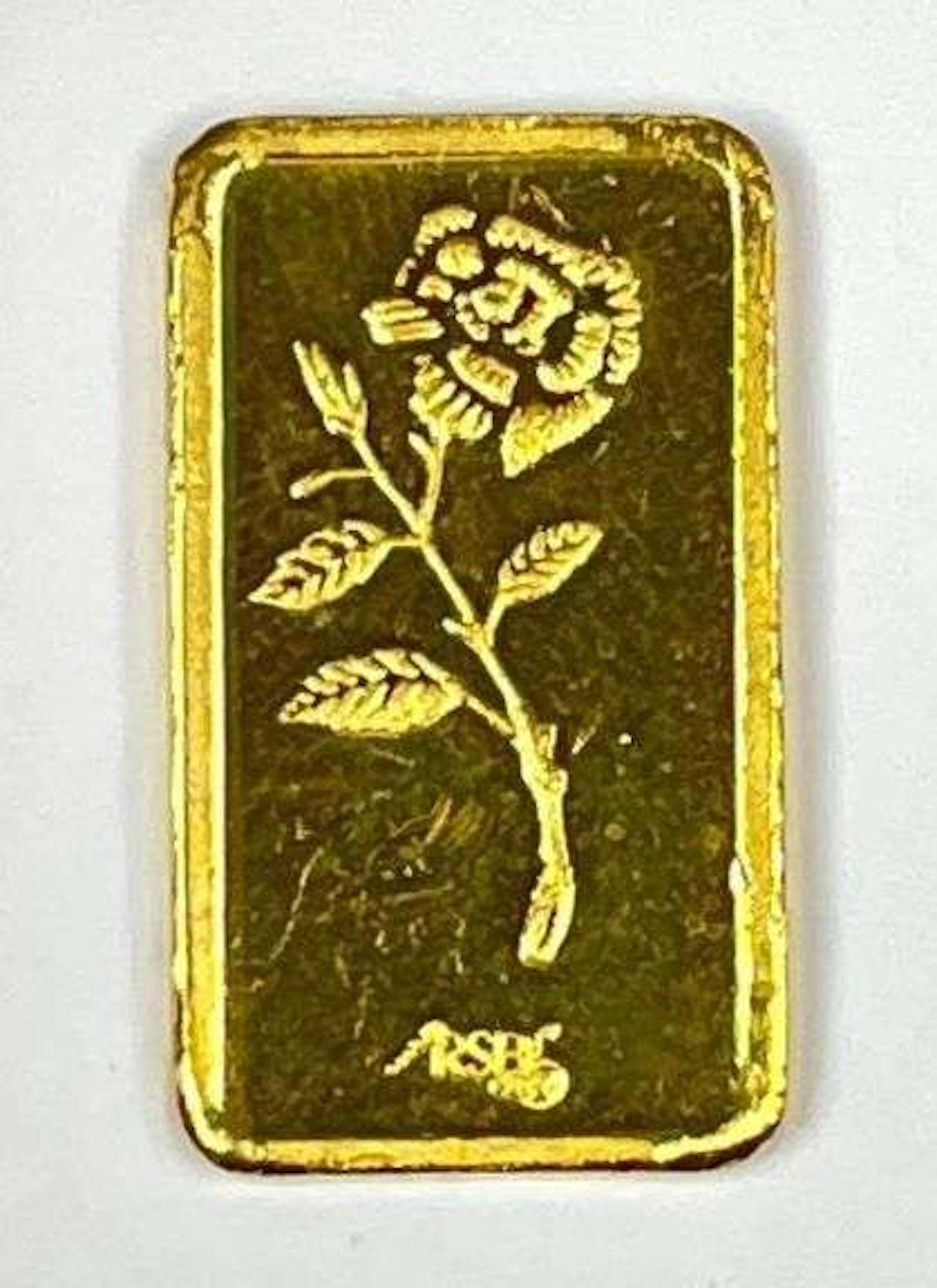 RSBI Coins Rose 5 Grams 999 Fine Gold Ingot/ Bar