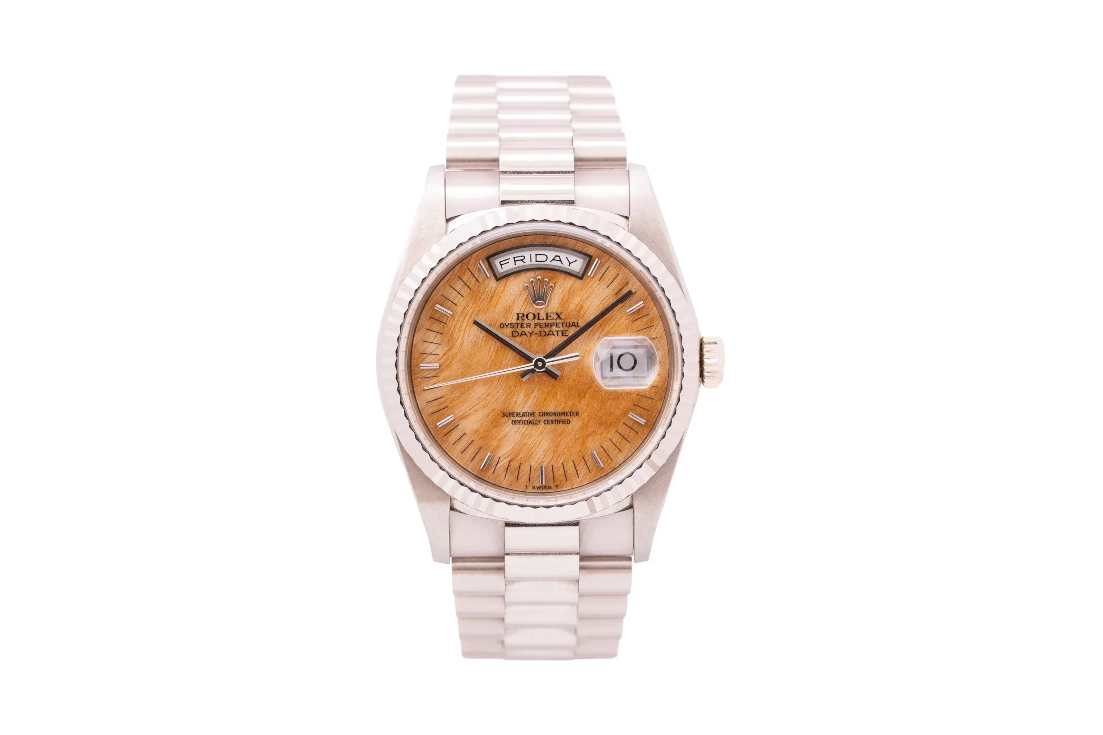 Rolex Day-Date Ref. 18239 'Birch Wood Dial' - Maunder Watch Co.