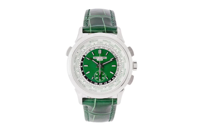 Patek Philippe World Time Flyback Chronograph Ref. 5930P (POA) - Maunder