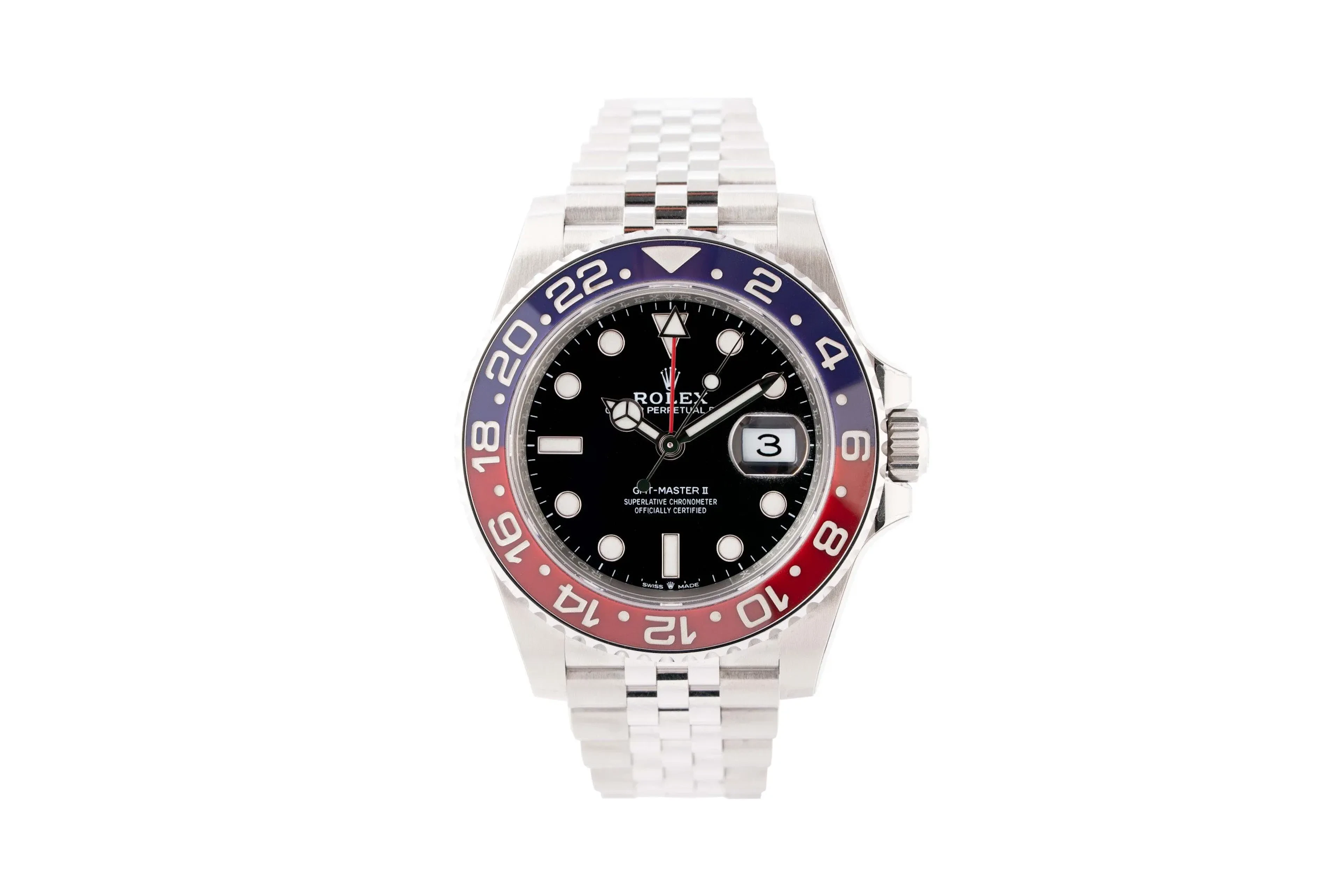 Rolex GMT-Master II Ref. 126710BLRO 'Stickered' - Maunder Watch Co.