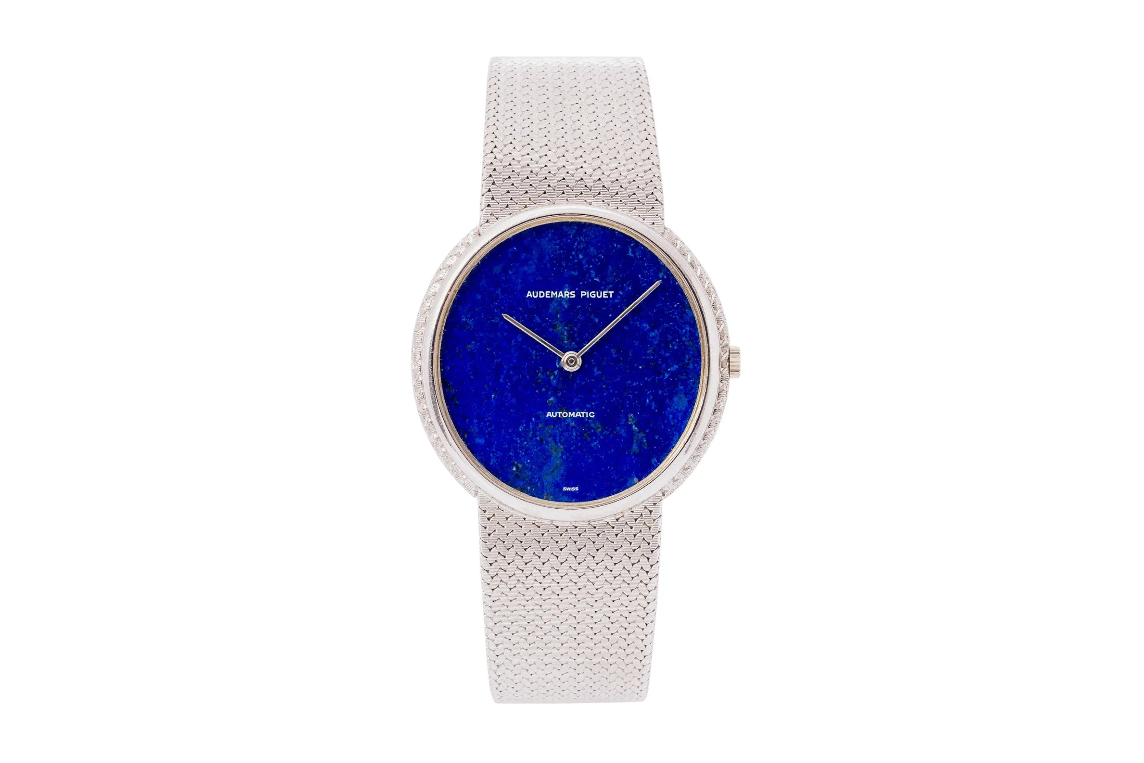 Audemars Piguet White Gold Dress Watch with Lapis Lazuli Dial. - Maunder