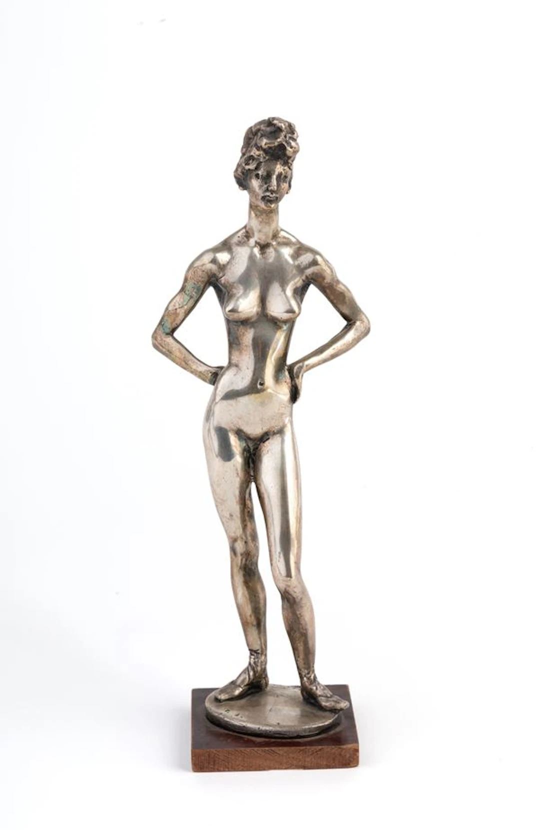 FRANCESCO MESSINA : Silver statuette 'BALLERINA' - Auction AUCTION