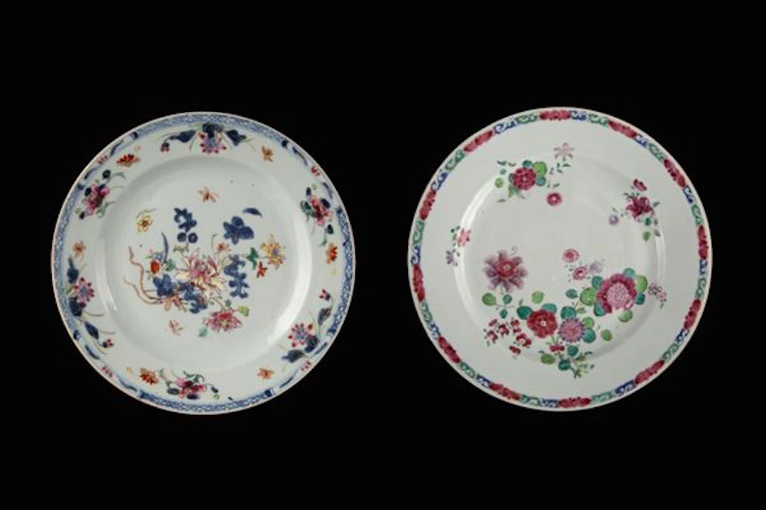 Two Qianlong plates