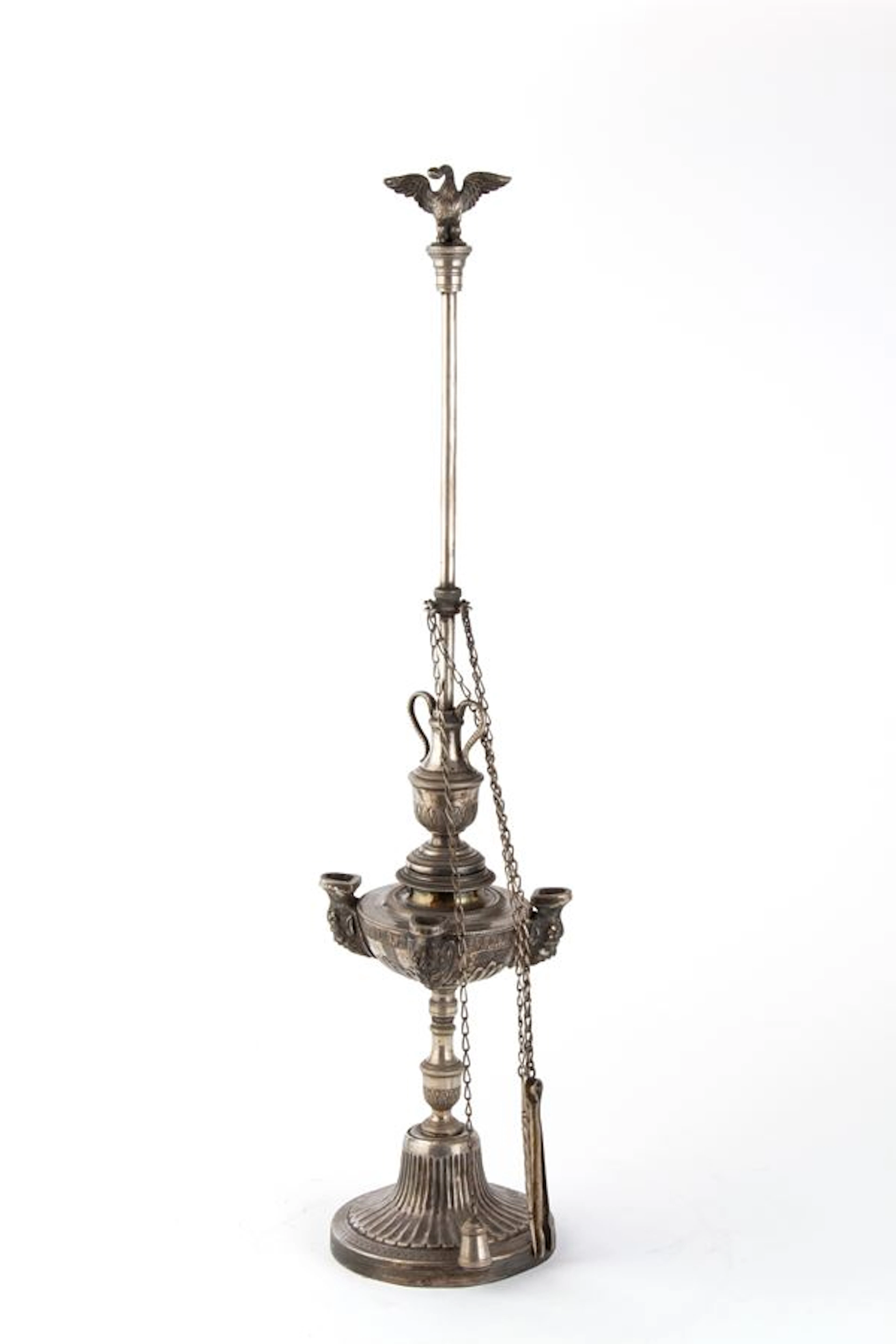Florentine silver lamp