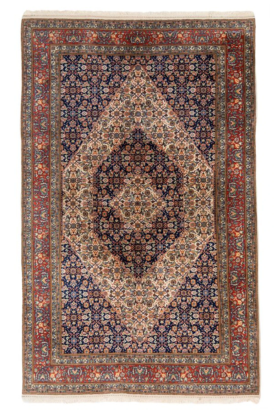 Balkan rug, Gul Mahi design. Bulgaria