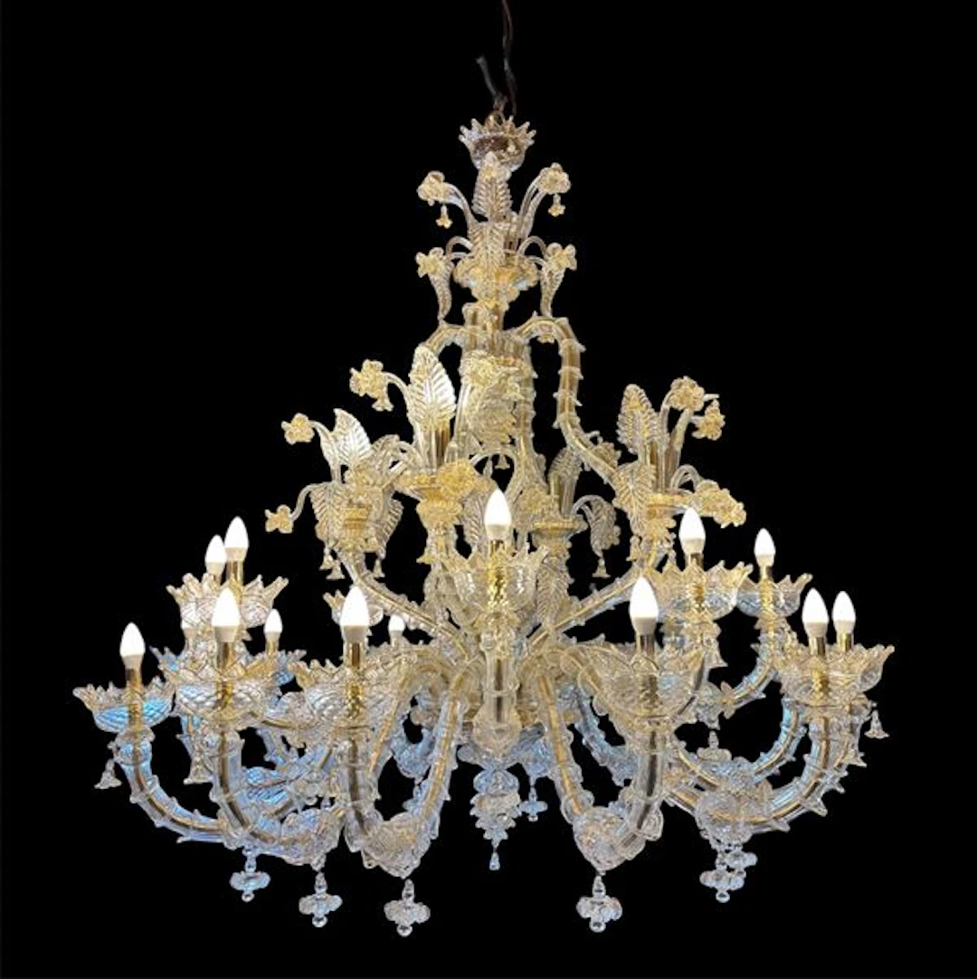 Lampadario in stile Ca' Rezzonico