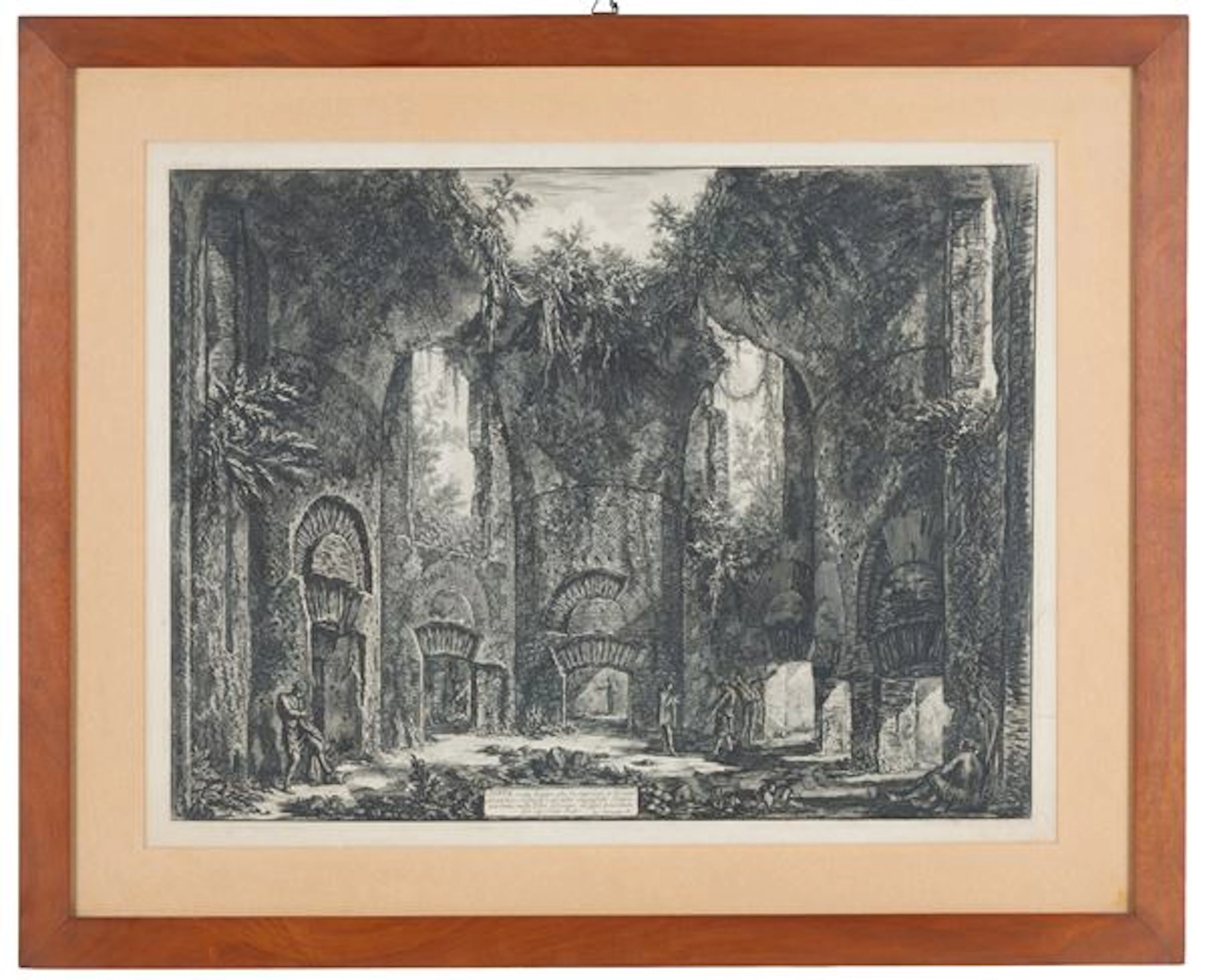 GIOVANNI BATTISTA PIRANESI : Incisione "DIETA, O SIA LUOGO CHE DA