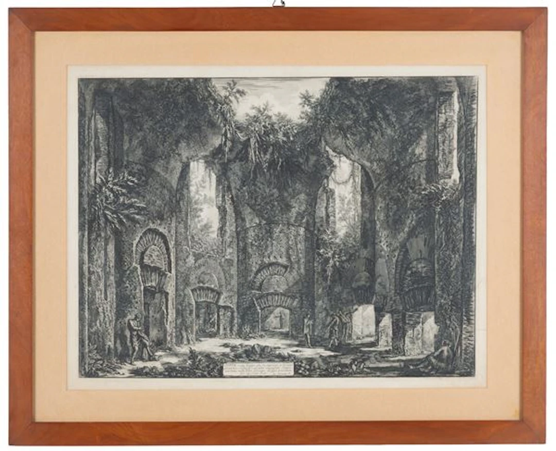 GIOVANNI BATTISTA PIRANESI : Incisione "DIETA, O SIA LUOGO CHE DA