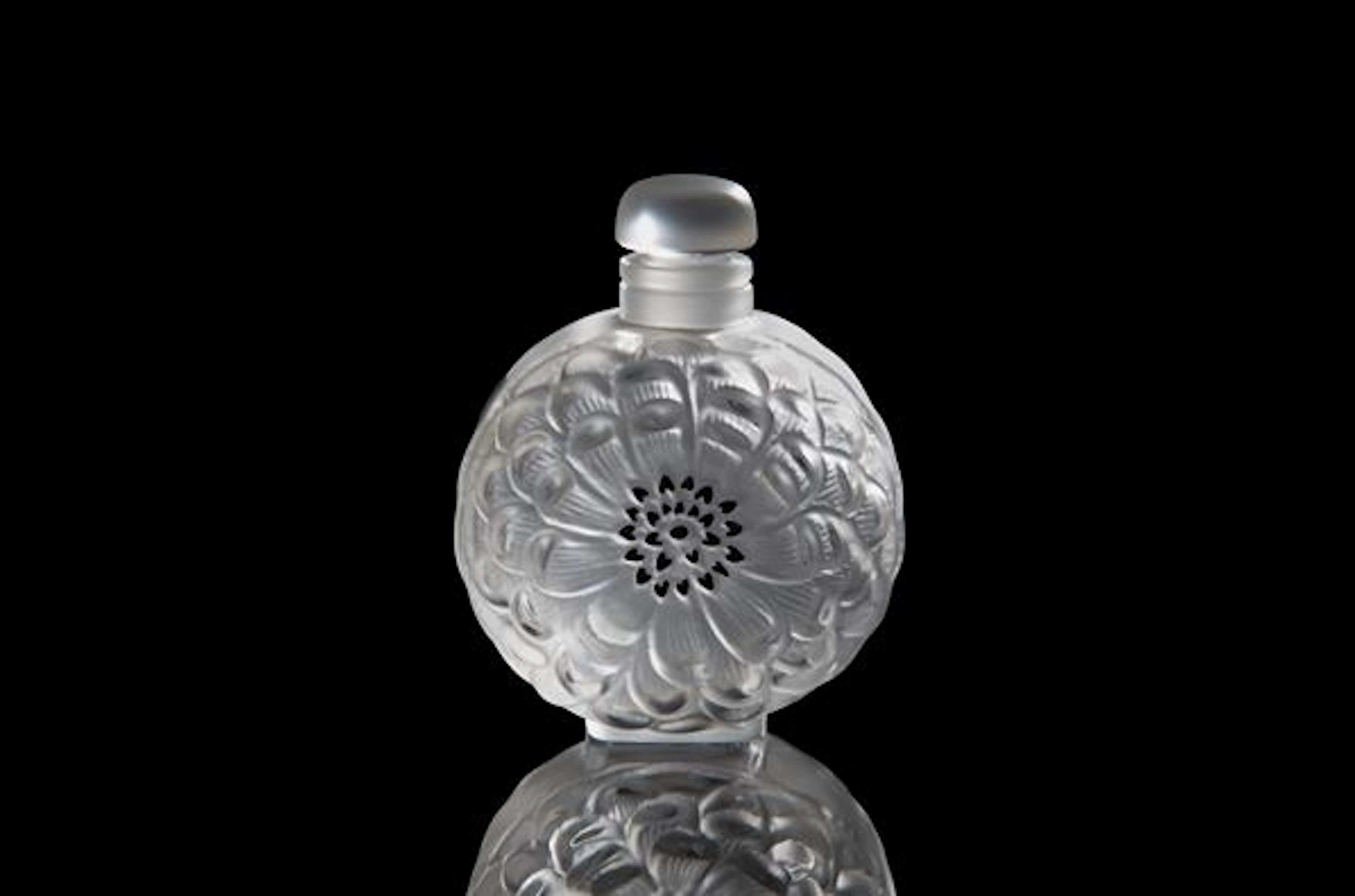 RENÉ JULES LALIQUE : Portaprofumo Dahlia. LALIQUE - Asta ASTA 109: