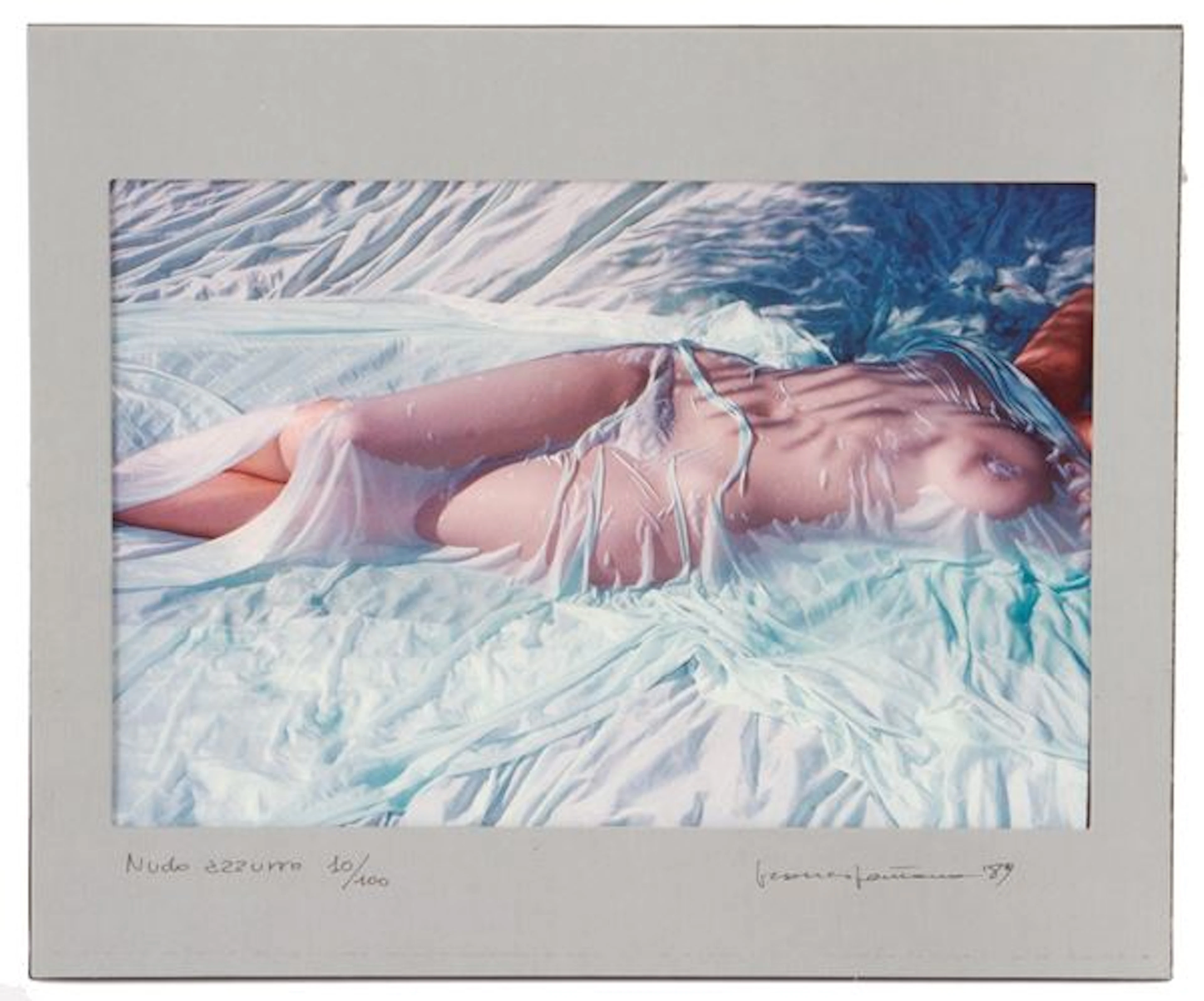 FRANCO FONTANA : "NUDO AZZURRO, 1989" - Asta ASTA 109: DA UN'IMPORTANTE