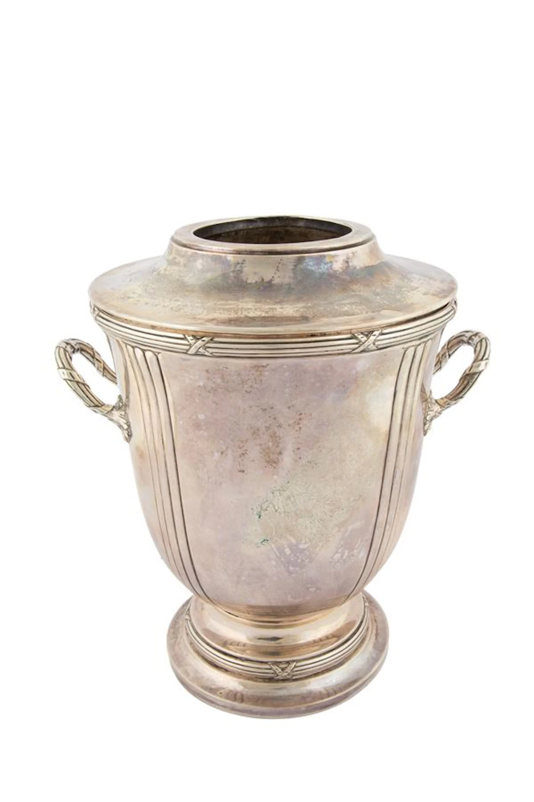 Silver champagne holder