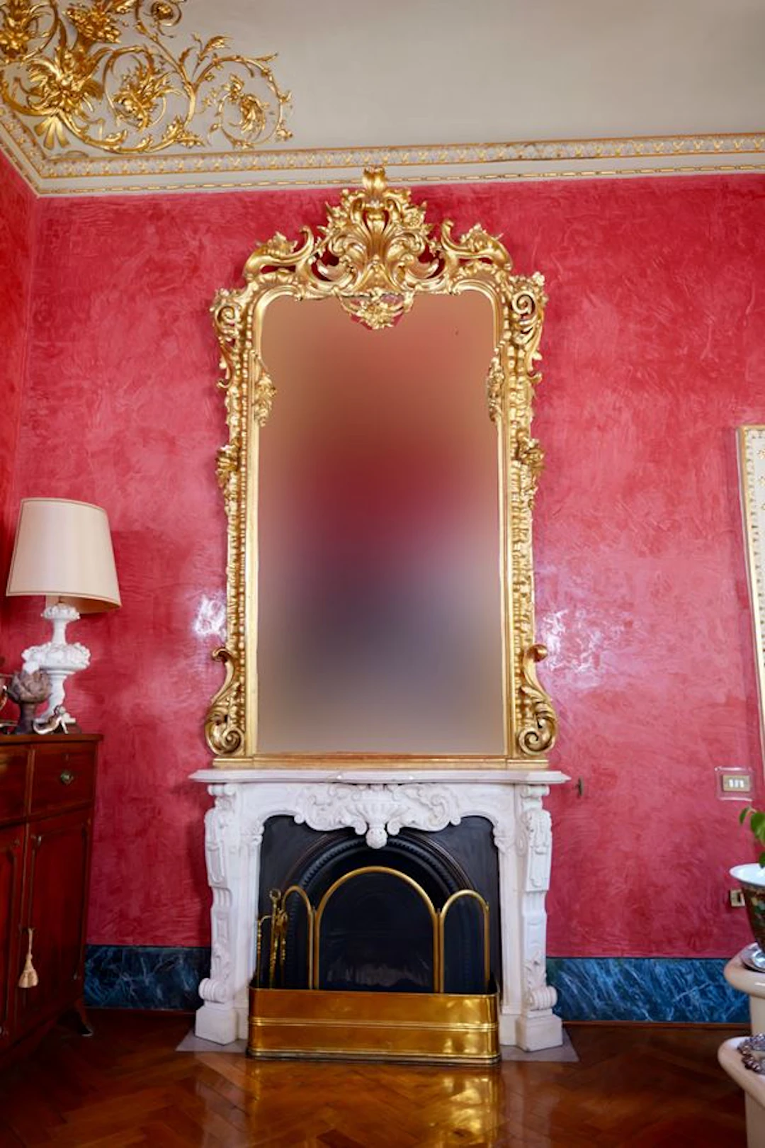 Grande specchiera da appoggio