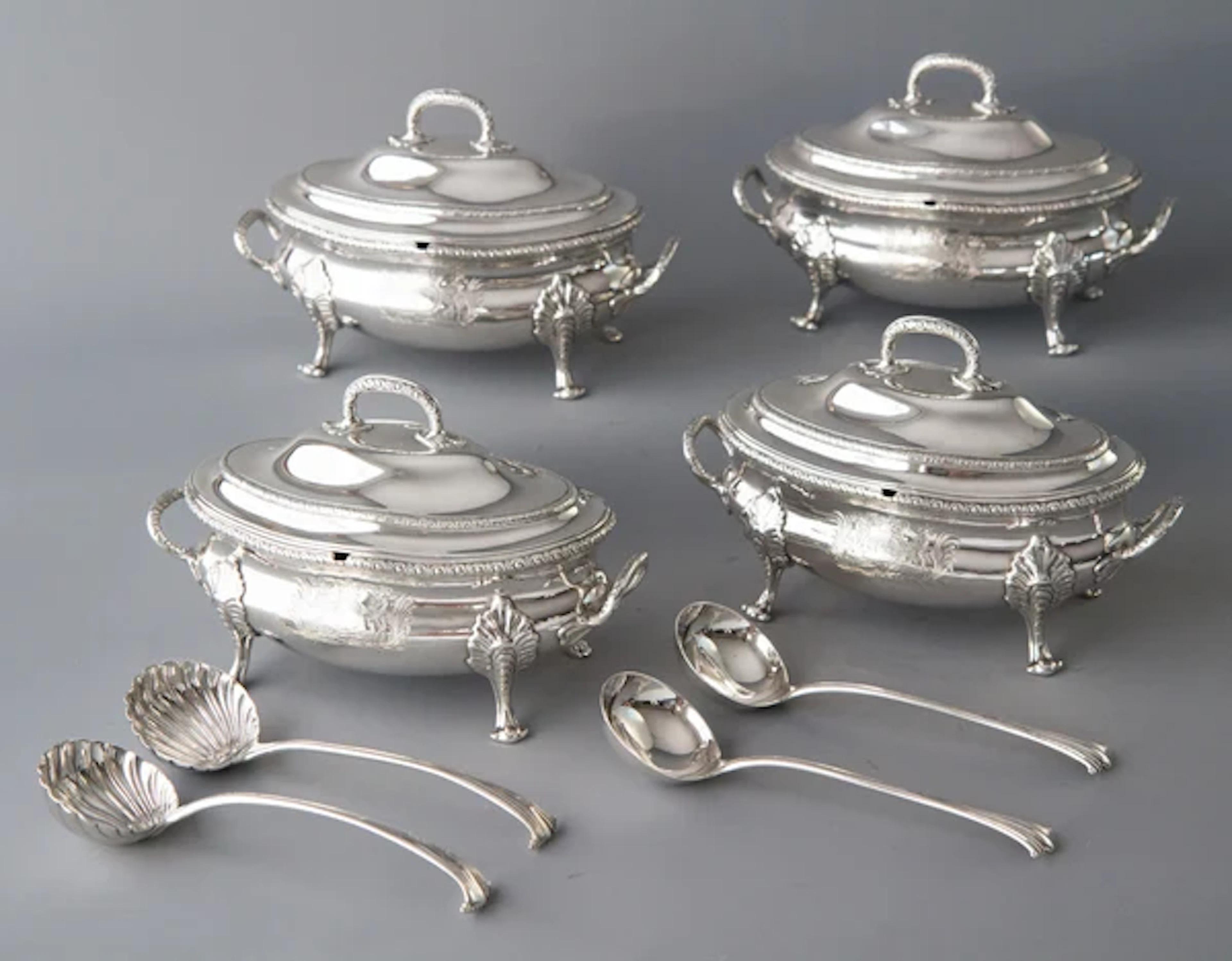 Speaker Smith, Political Interest: A Set George III Silver Sauce Tureens