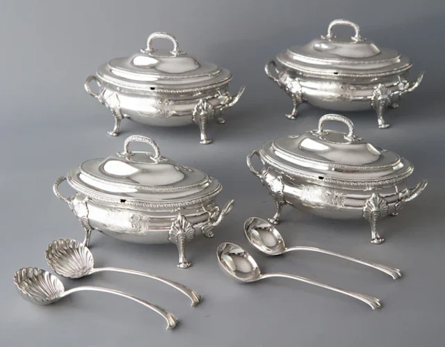 Speaker Smith, Political Interest: A Set George III Silver Sauce Tureens