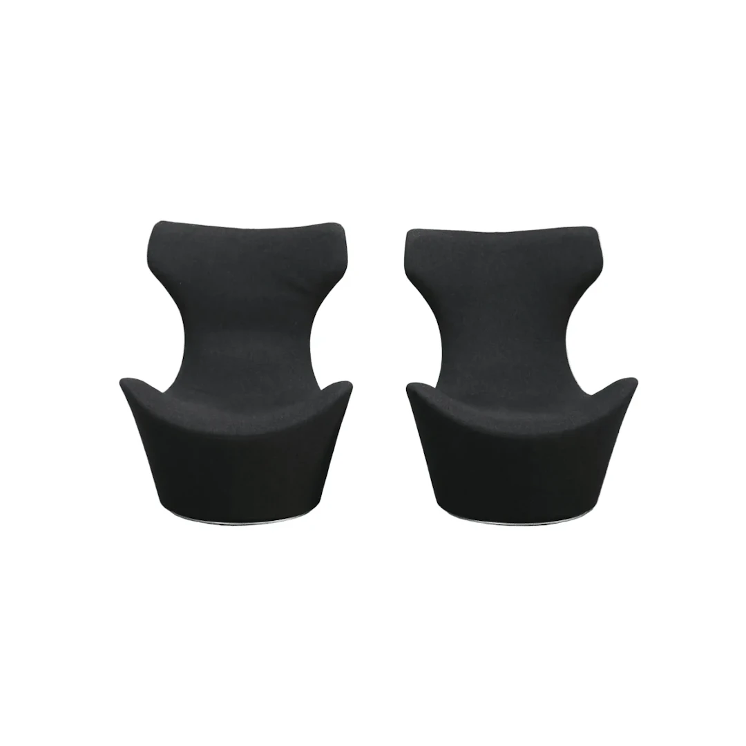 B&B Italia Grand Papilio Armchairs, Set of Two