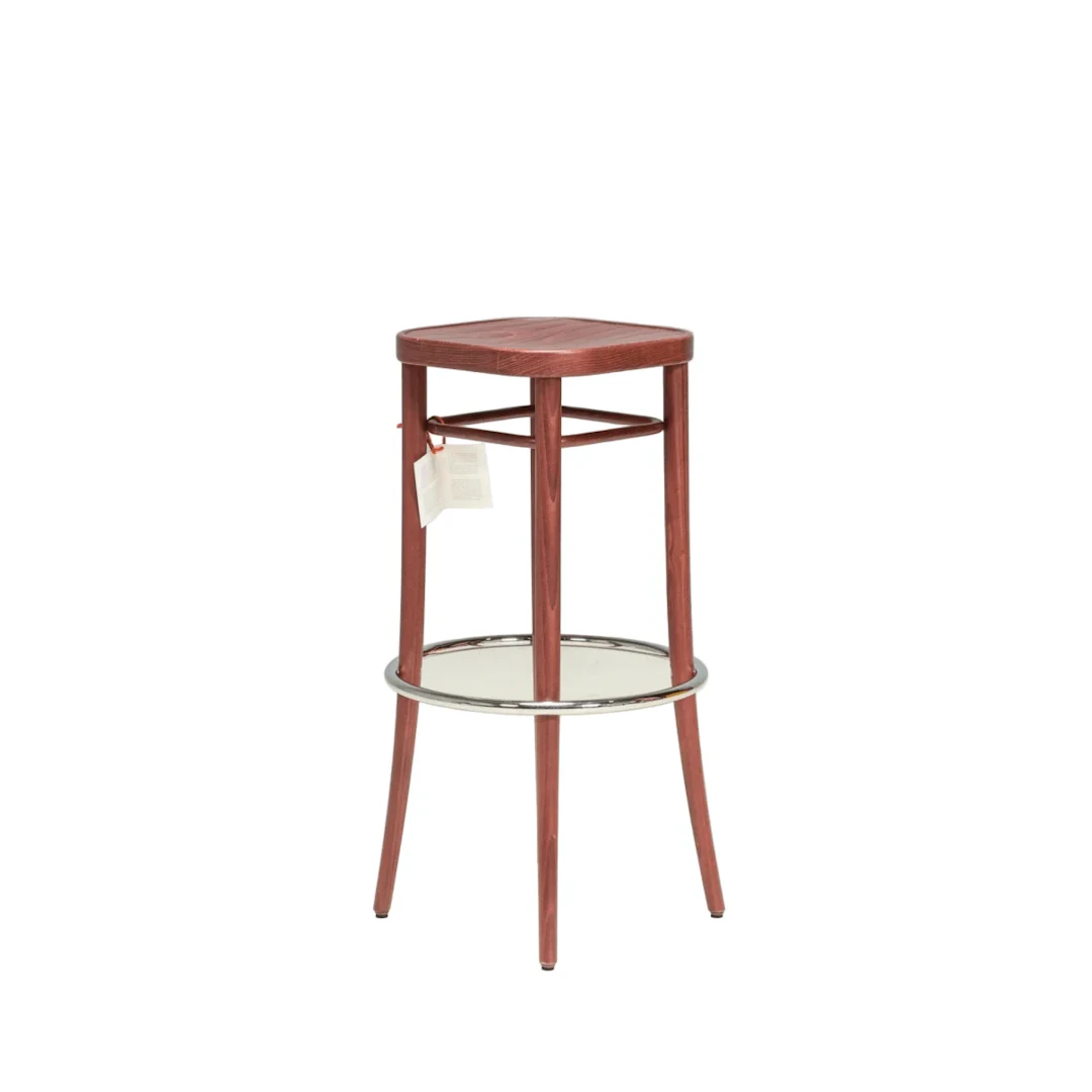 Thonet Vienna Walnut 144 Barhocker Stool