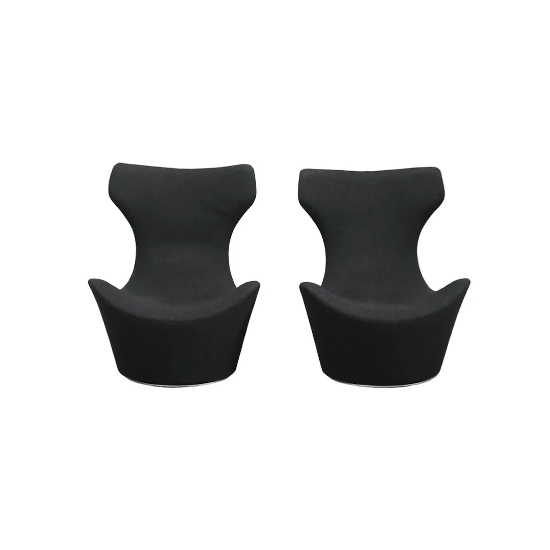 B&B Italia Grand Papilio Armchairs, Set of Two