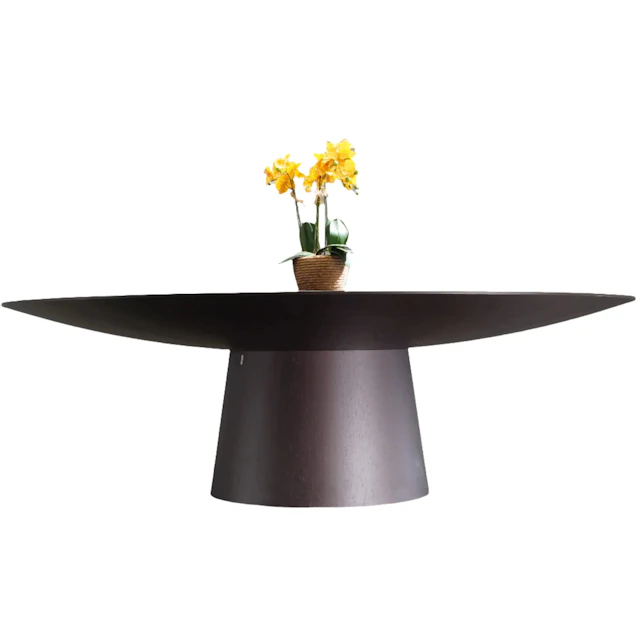 Emmemobili UFO Dining Table with Embedded Lazy Susan by Ferruccio Laviani