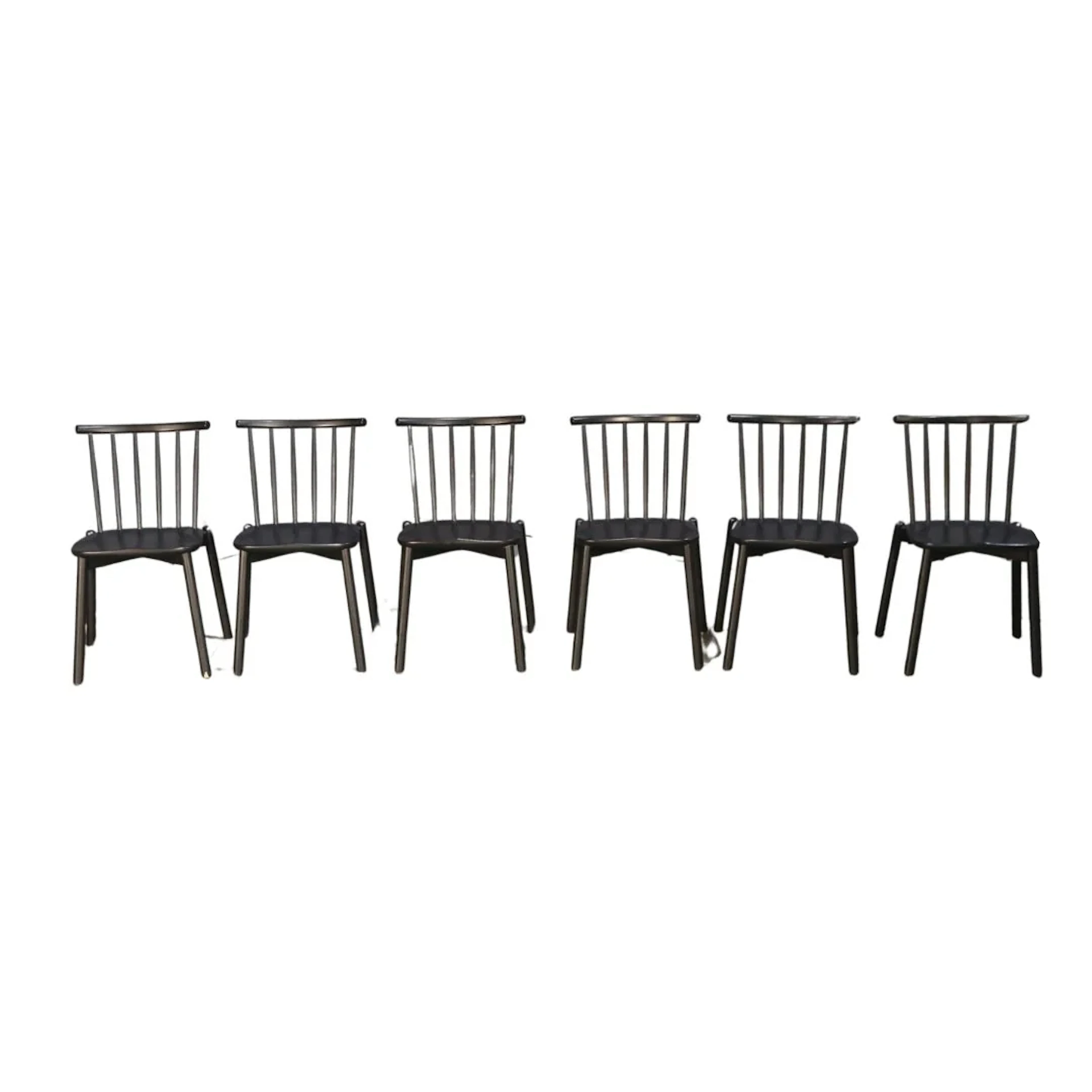 Another Country Hardy Side Chairs by David Irwin, Set of Eight
