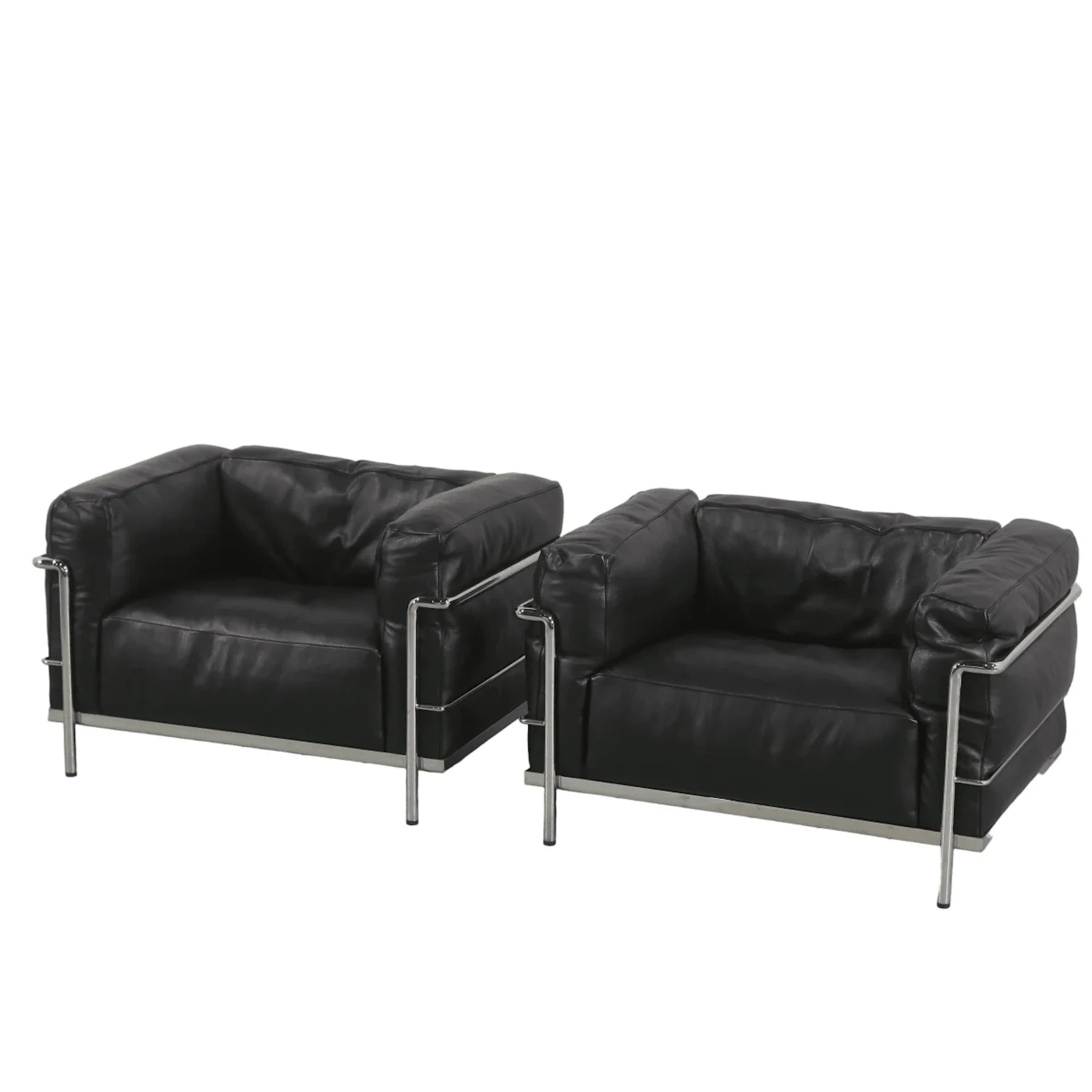 Cassina LC3 Armchair, Set of Two