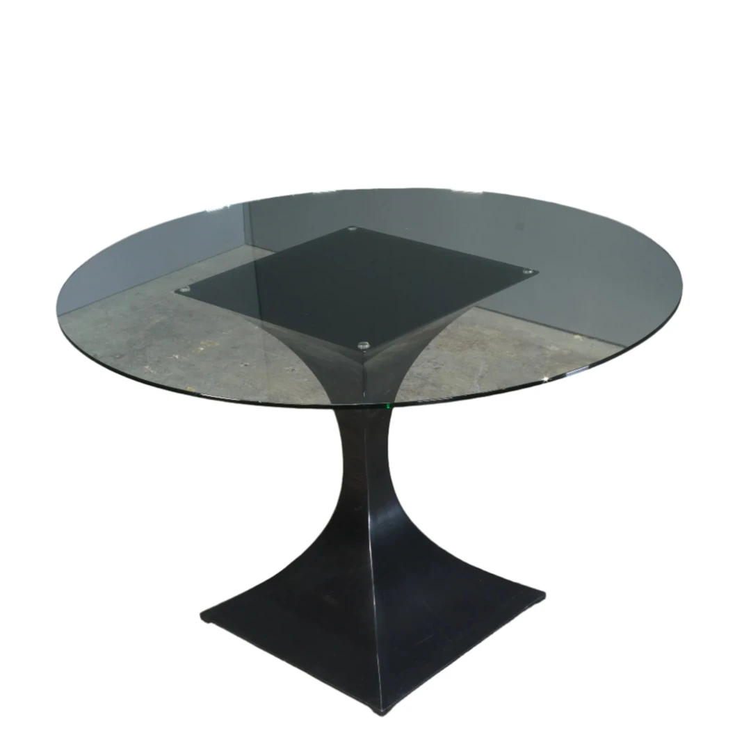 Tom Faulkner Round Glass Capricorn Dining Table