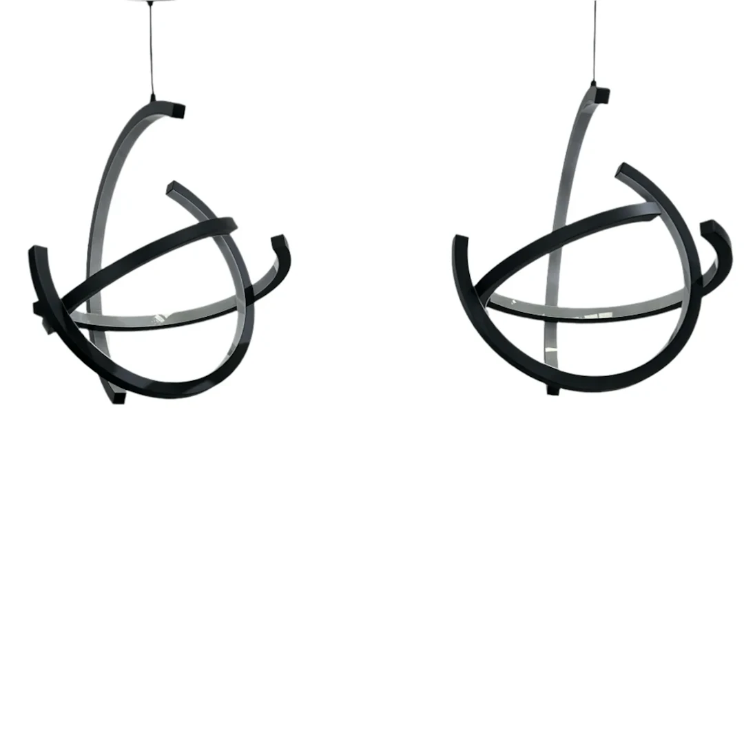 Roche Bobois Atom Suspension Light by Cédric Ragot, Set of Two