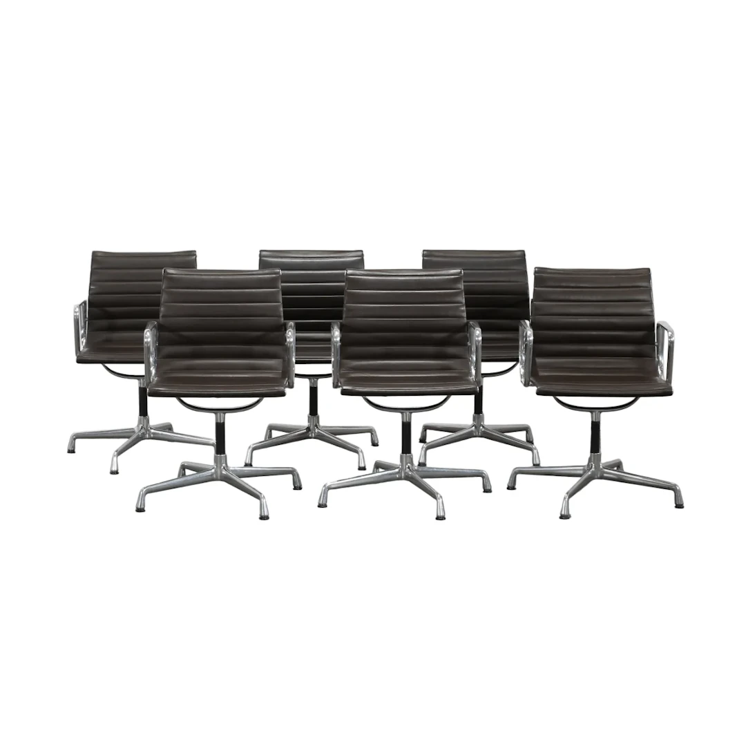 Vitra Eames E108 Office Chairs, Set of Six