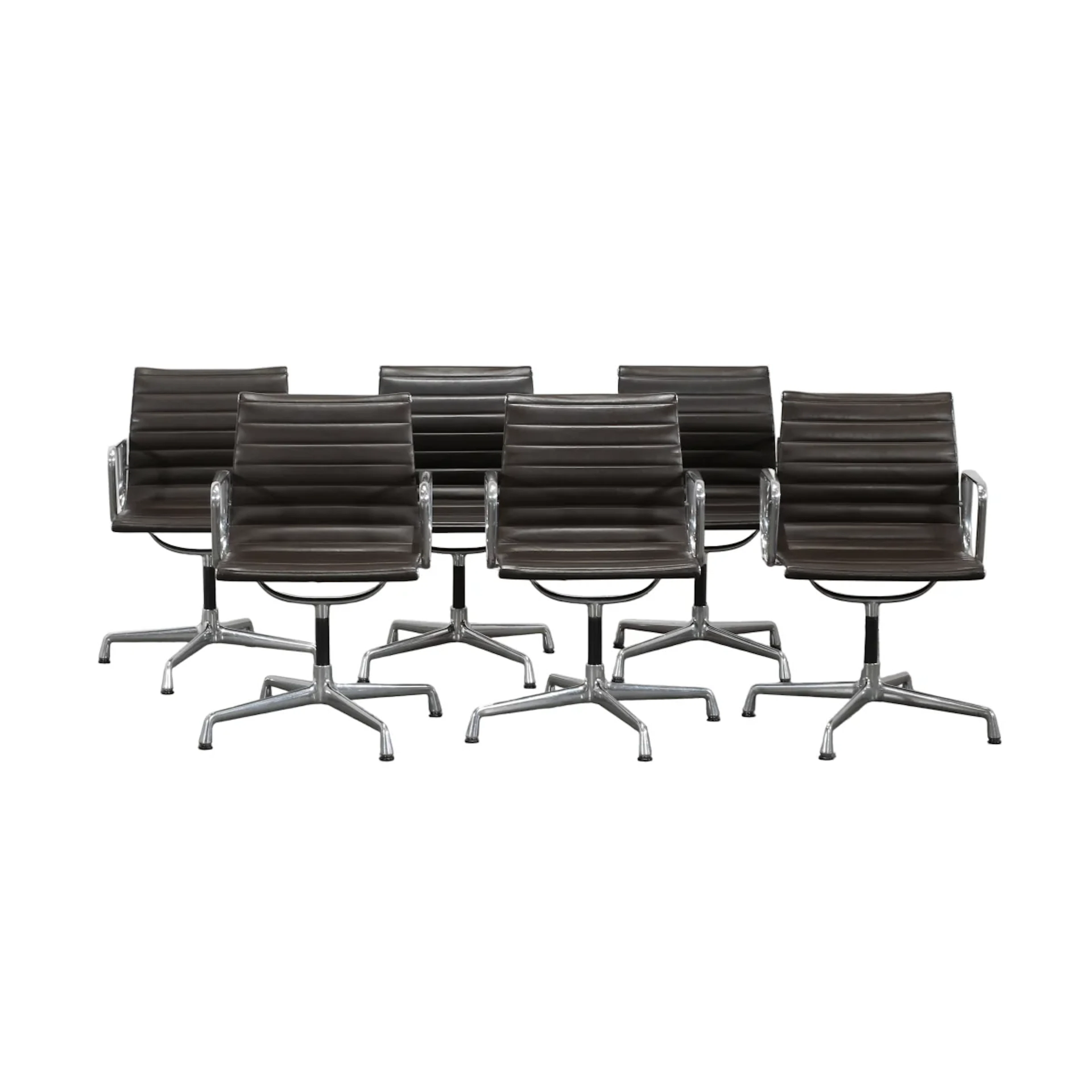 Vitra Eames E108 Office Chairs, Set of Six