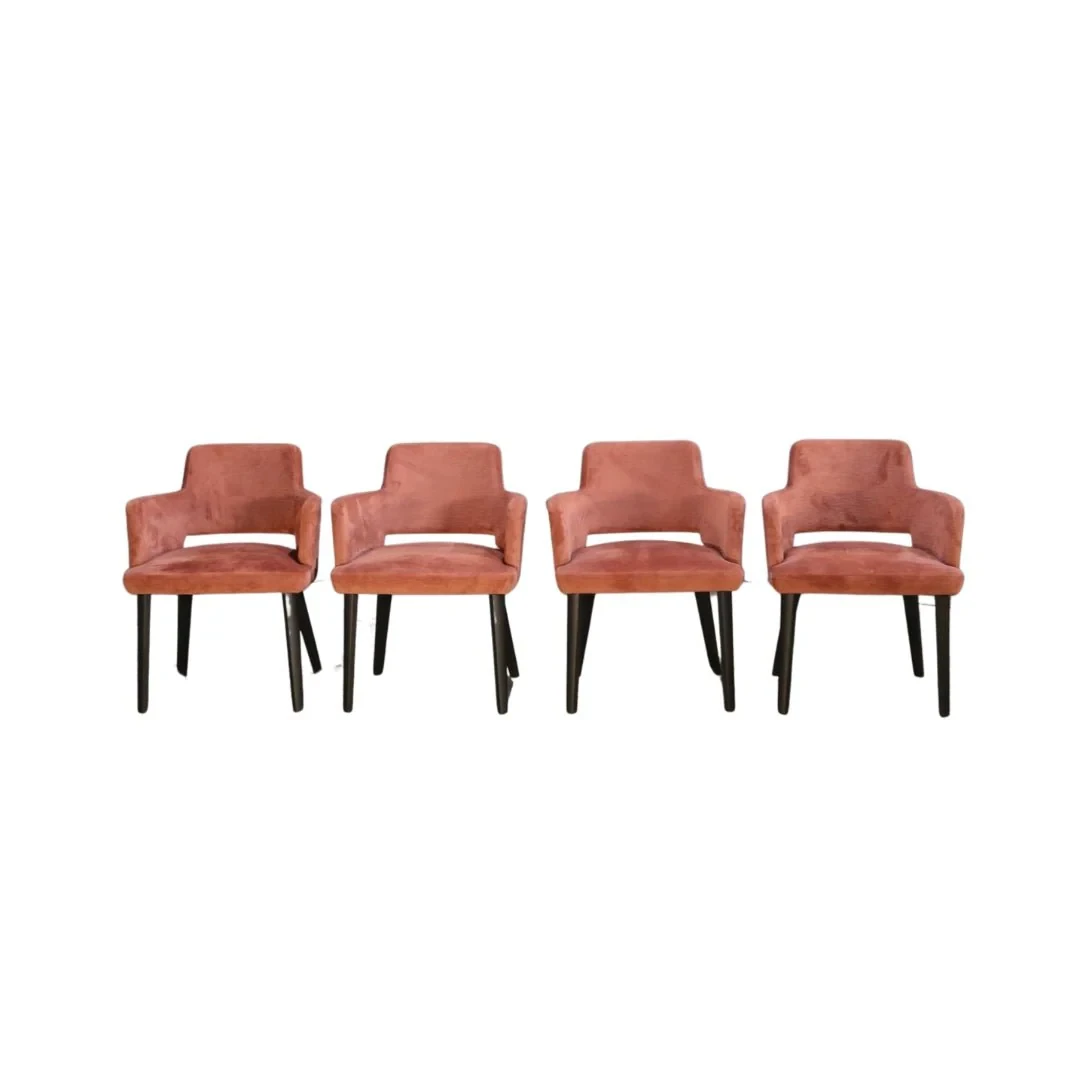 Gallotti & Radice Thea Queen Armchair by Pinuccio Borgonovo, Set of Four