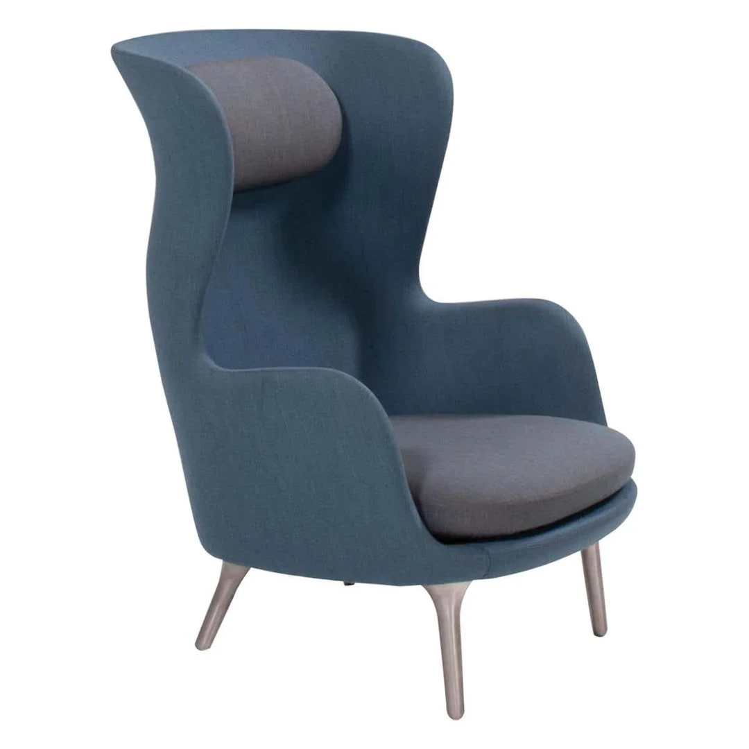 Fritz Hansen by Jaime Hayon Blue & Grey RO Lounge Chair