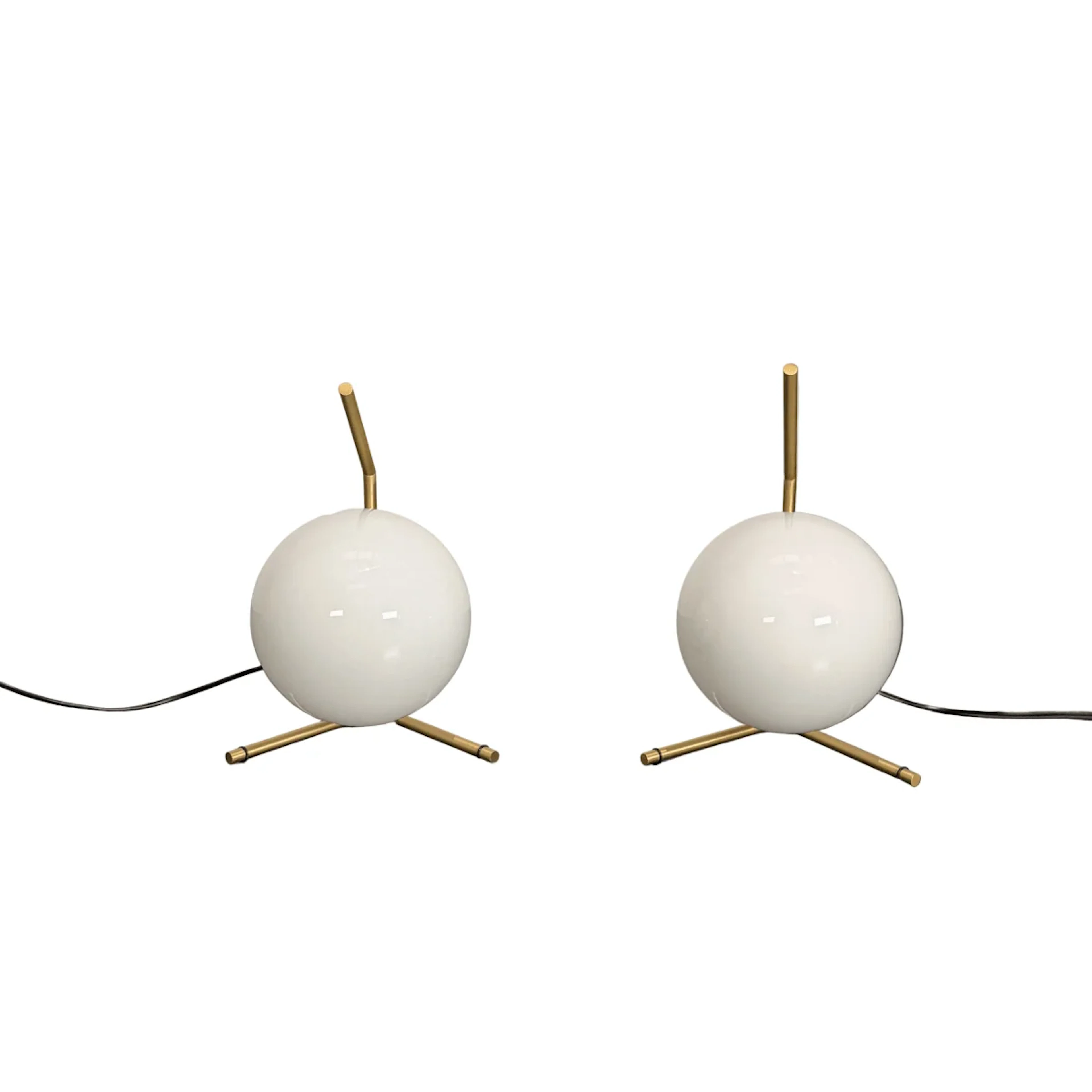 Flos IC Table 1 Low Table Lamps by Michael Anastassiades, Set of Two