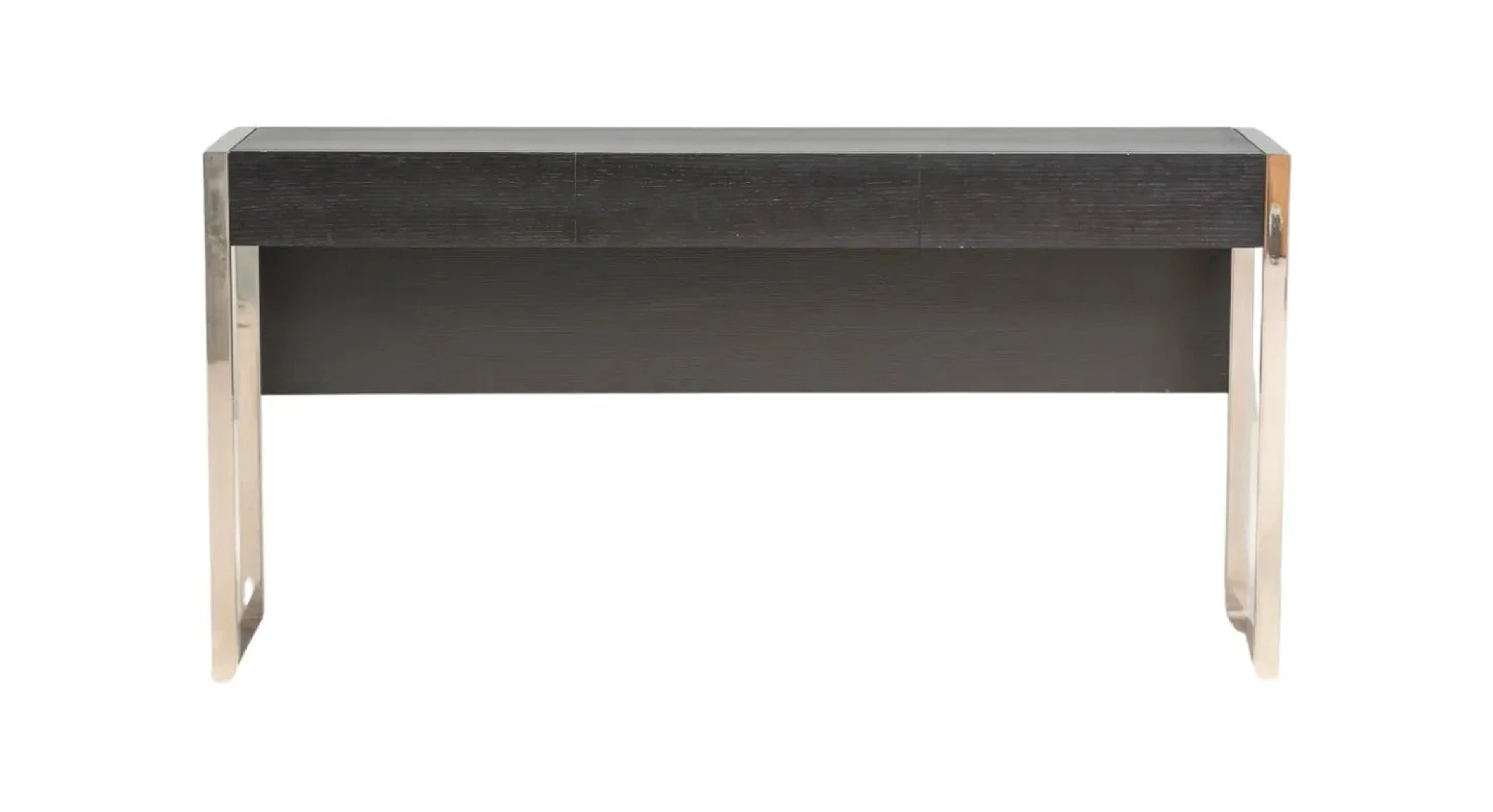 Bespoke Wood And Steel Console Table