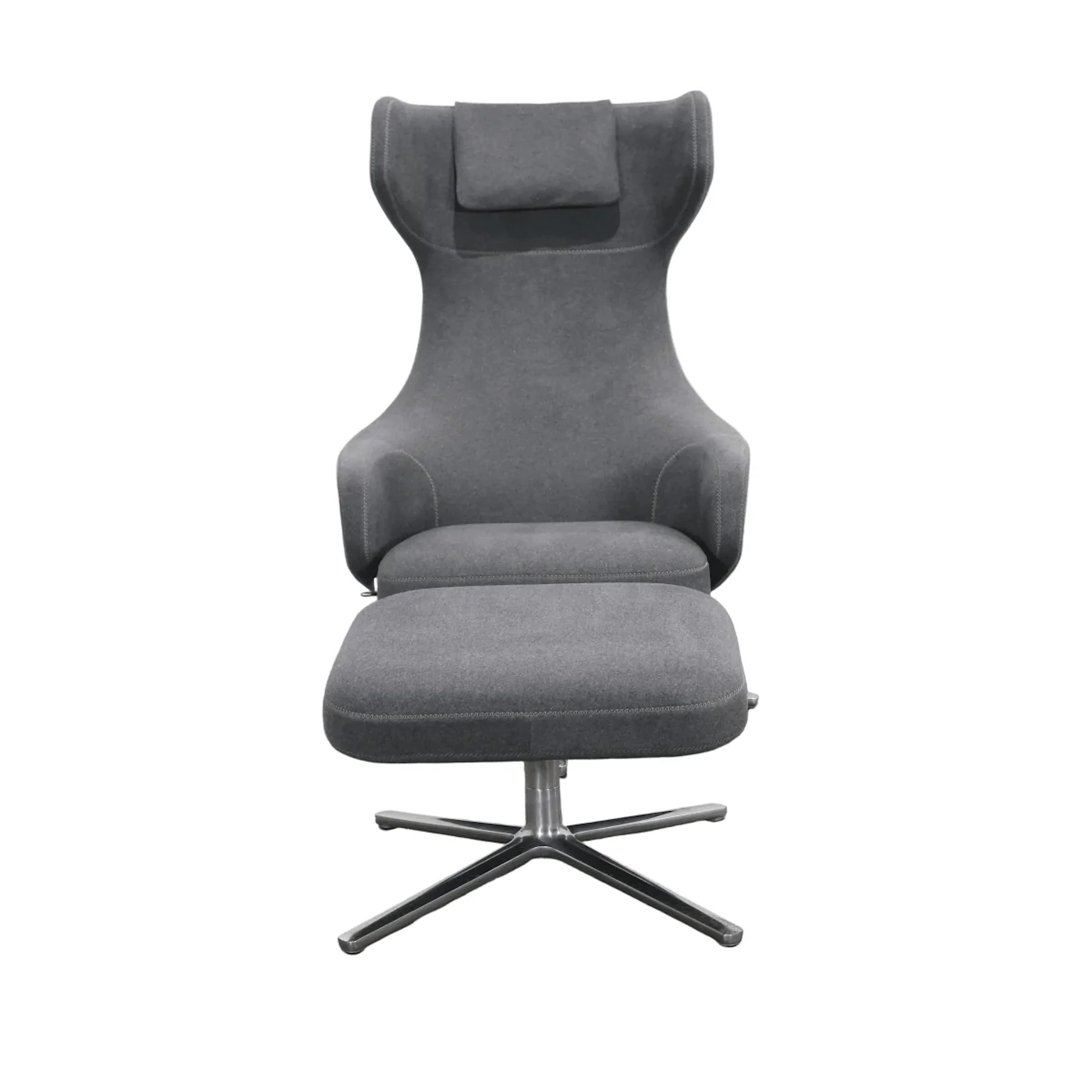 Vitra Grand Repos Lounge Chair & Footstool by Antonio Citterio