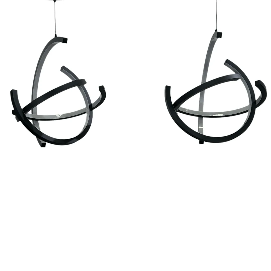 Roche Bobois Atom Suspension Light by Cédric Ragot, Set of Two