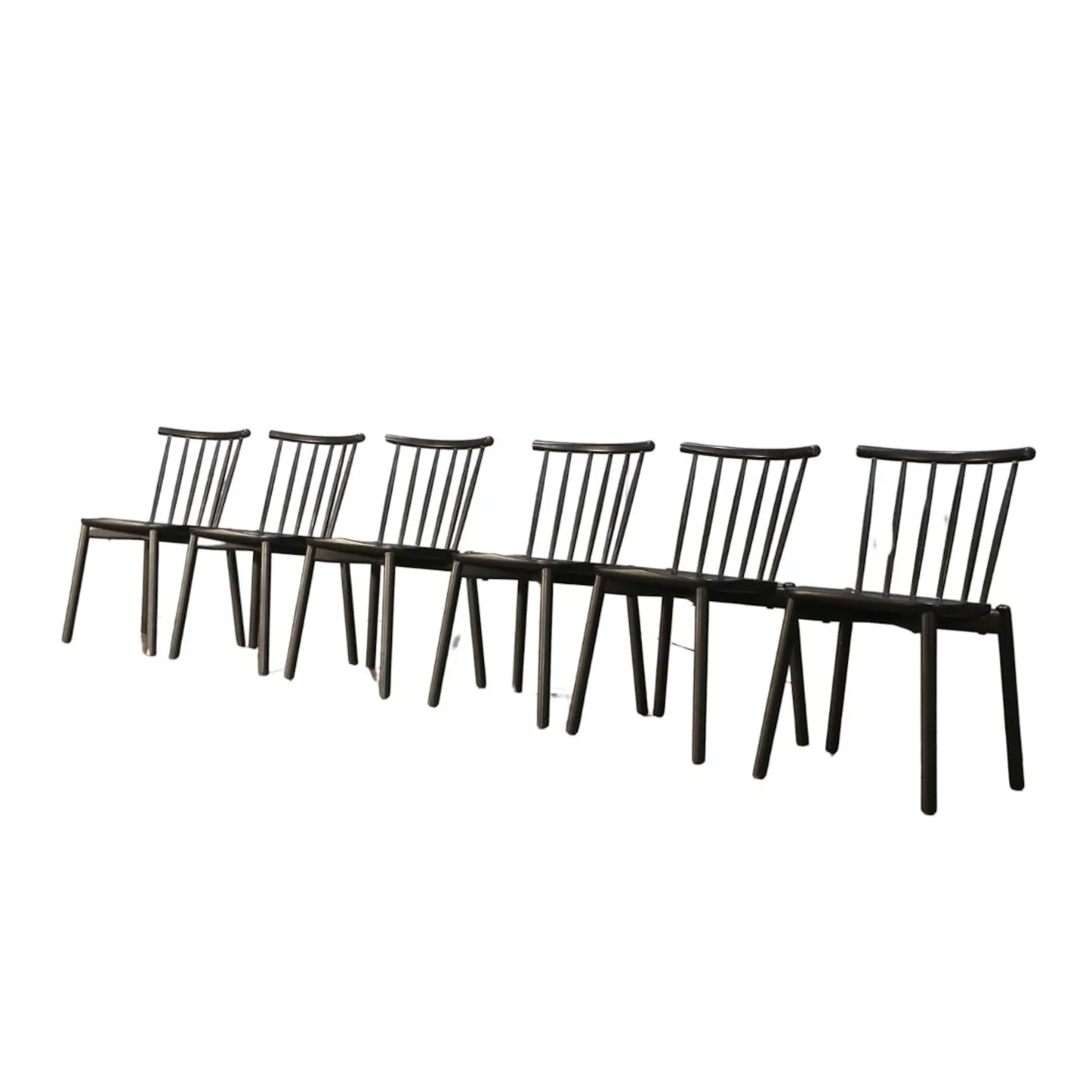 Another Country Hardy Side Chairs by David Irwin, Set of Six